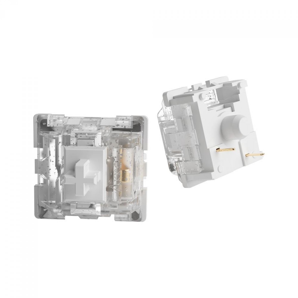 Switch Para Teclado Mecânico Akko Custom Switches, Tatíl, Kit Com 45 Unidades, Wine White (Lubed)  