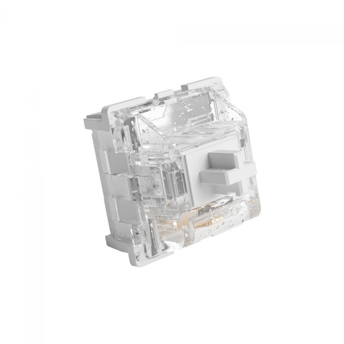 Switch Para Teclado Mecânico Akko Custom Switches, Tatíl, Kit Com 45 Unidades, Wine White (Lubed)  