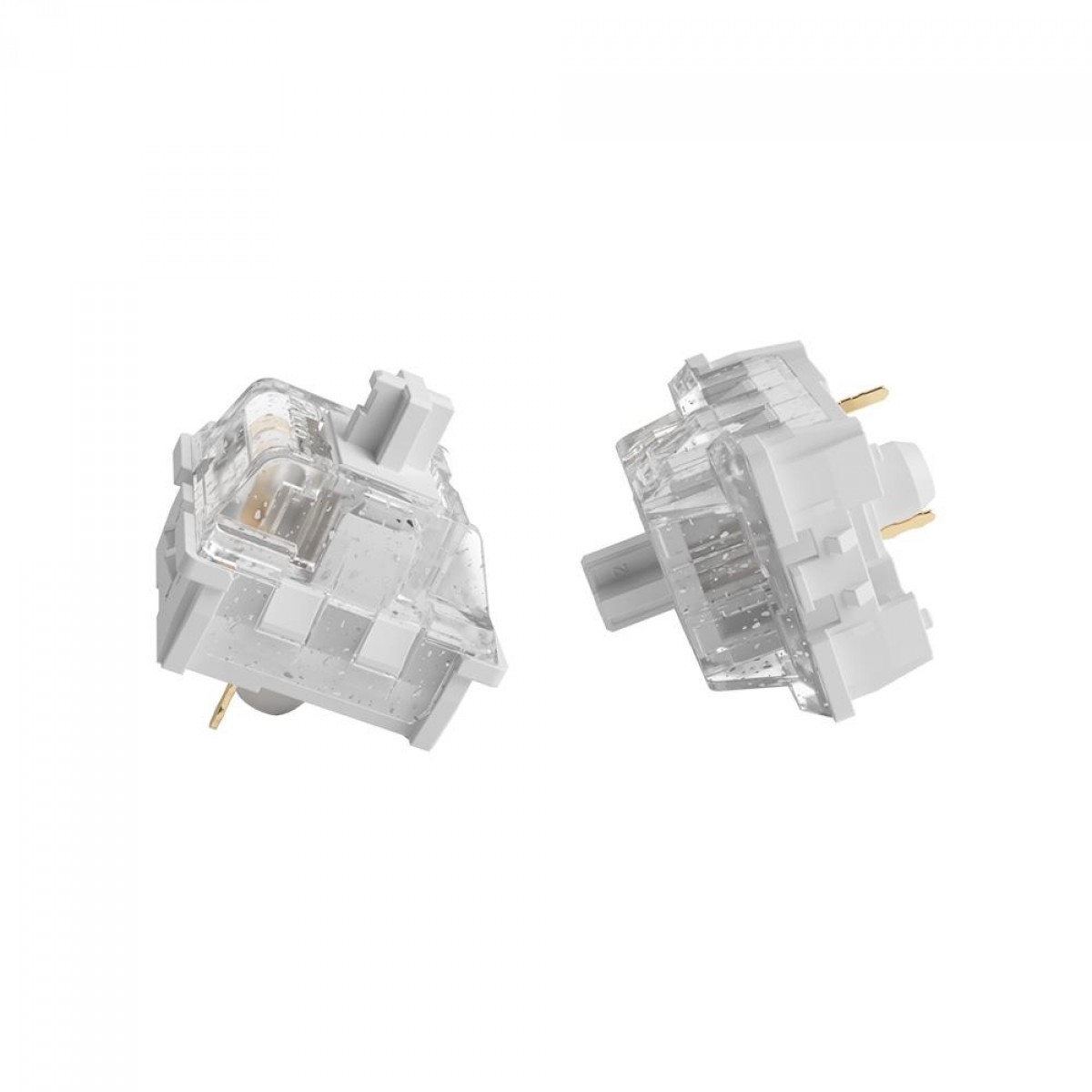 Switch Para Teclado Mecânico Akko Custom Switches, Tatíl, Kit Com 45 Unidades, Wine White (Lubed)  