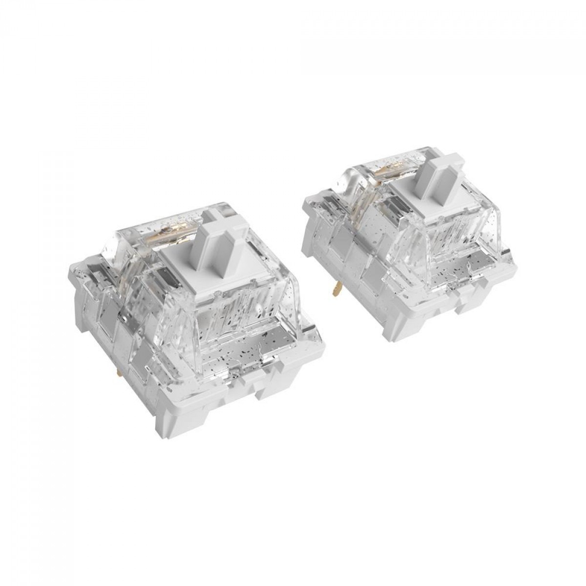 Switch Para Teclado Mecânico Akko Custom Switches, Tatíl, Kit Com 45 Unidades, Wine White (Lubed)  