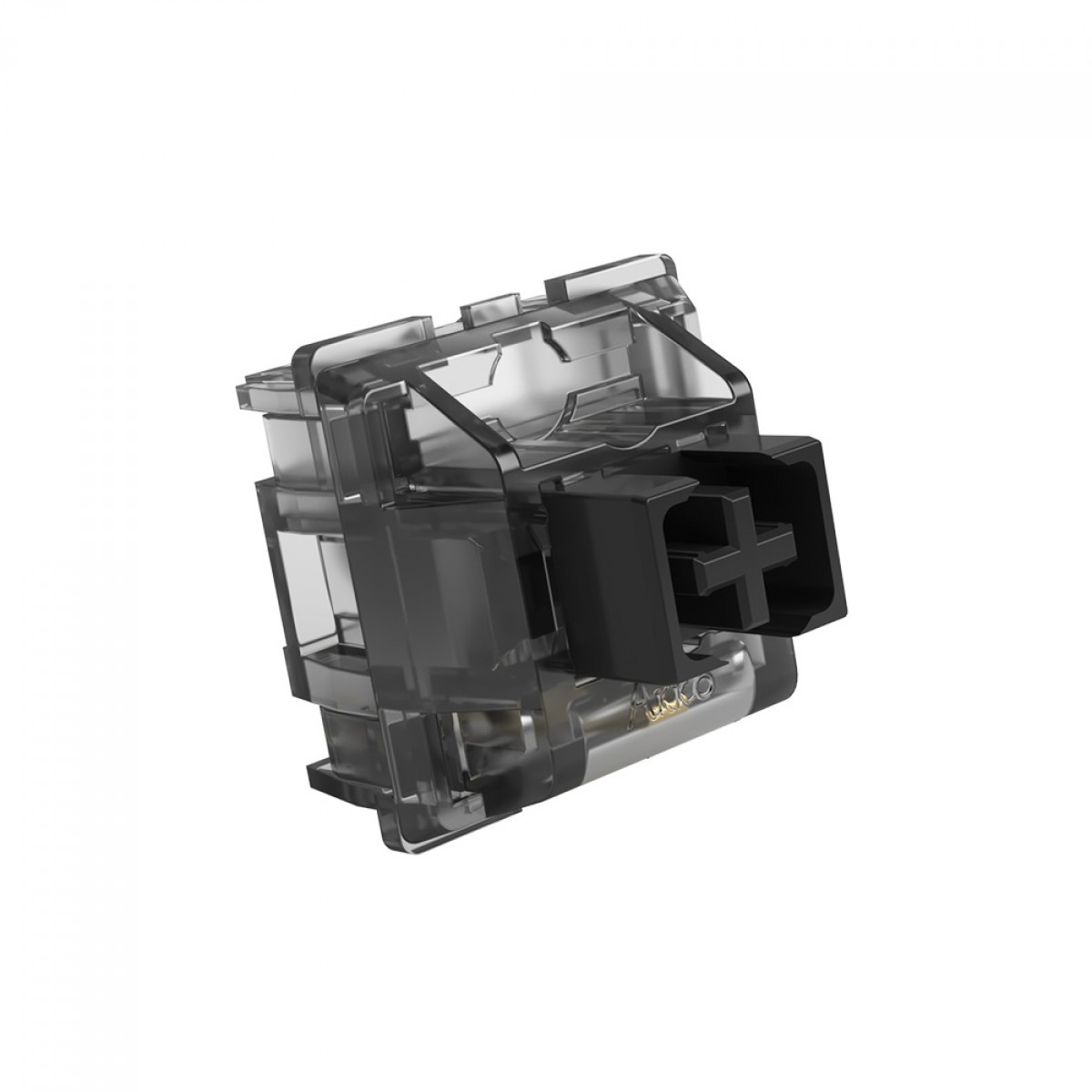 Switch Para Teclado Mecânico Akko, Linear, Kit Com 45 Unidades, Jelly Black (Lubed)