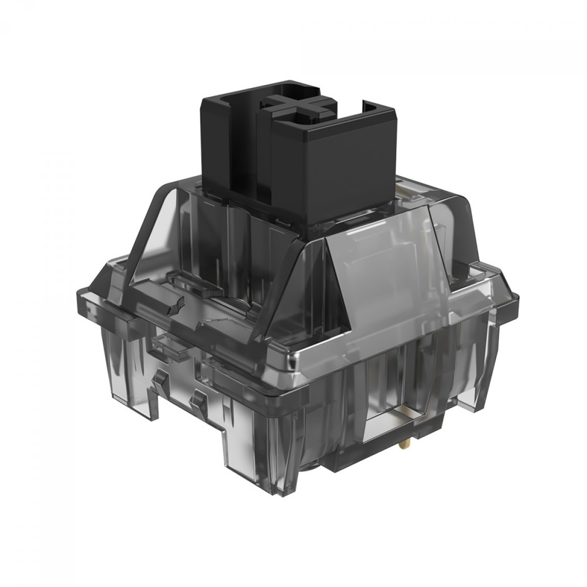 Switch Para Teclado Mecânico Akko, Linear, Kit Com 45 Unidades, Jelly Black (Lubed)