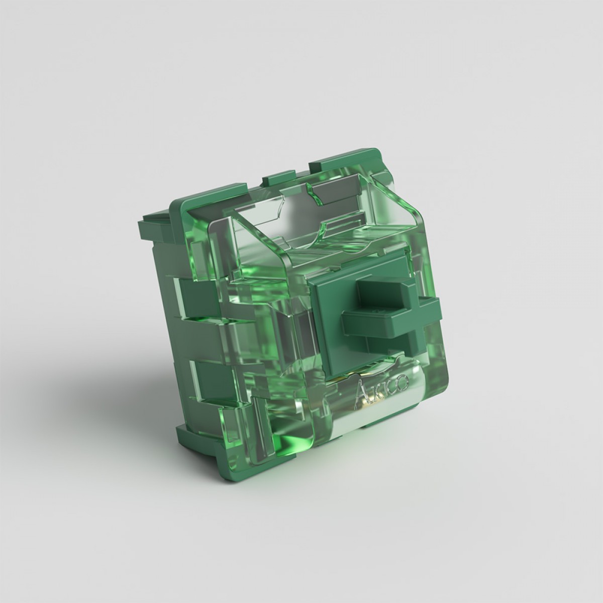 Switch Para Teclado Mecânico Akko, Linear, Kit Com 45 Unidades, Match Green (Lubed)