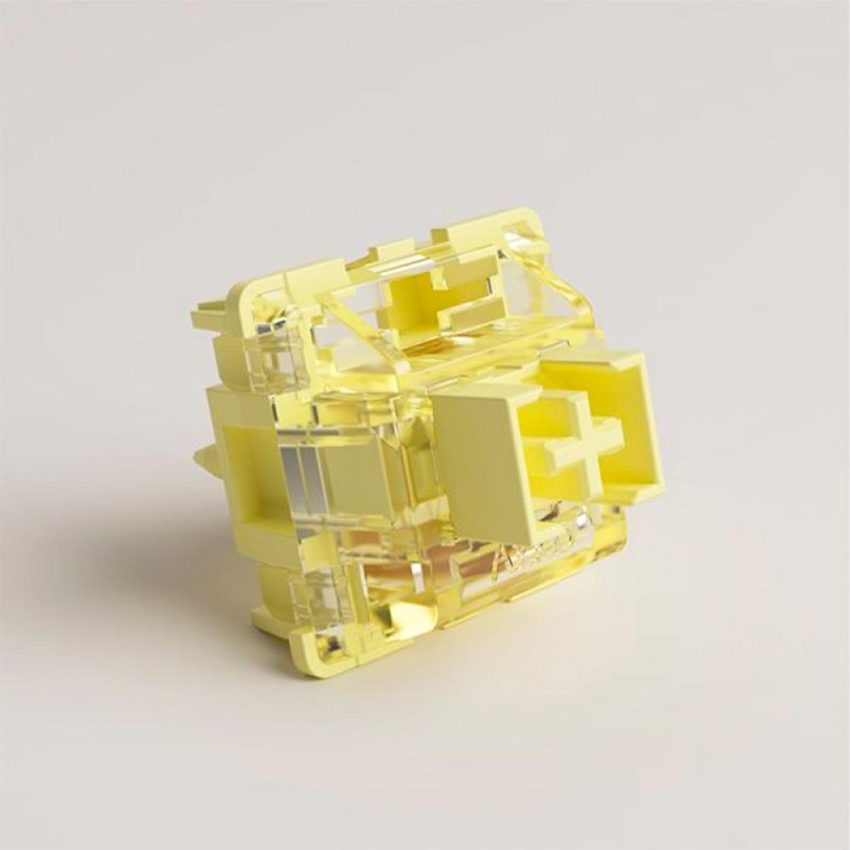Switch Para Teclado Mecânico Akko V3 Pro Switches, Linear, Kit Com 45 Unidades, Cream Yellow Pro