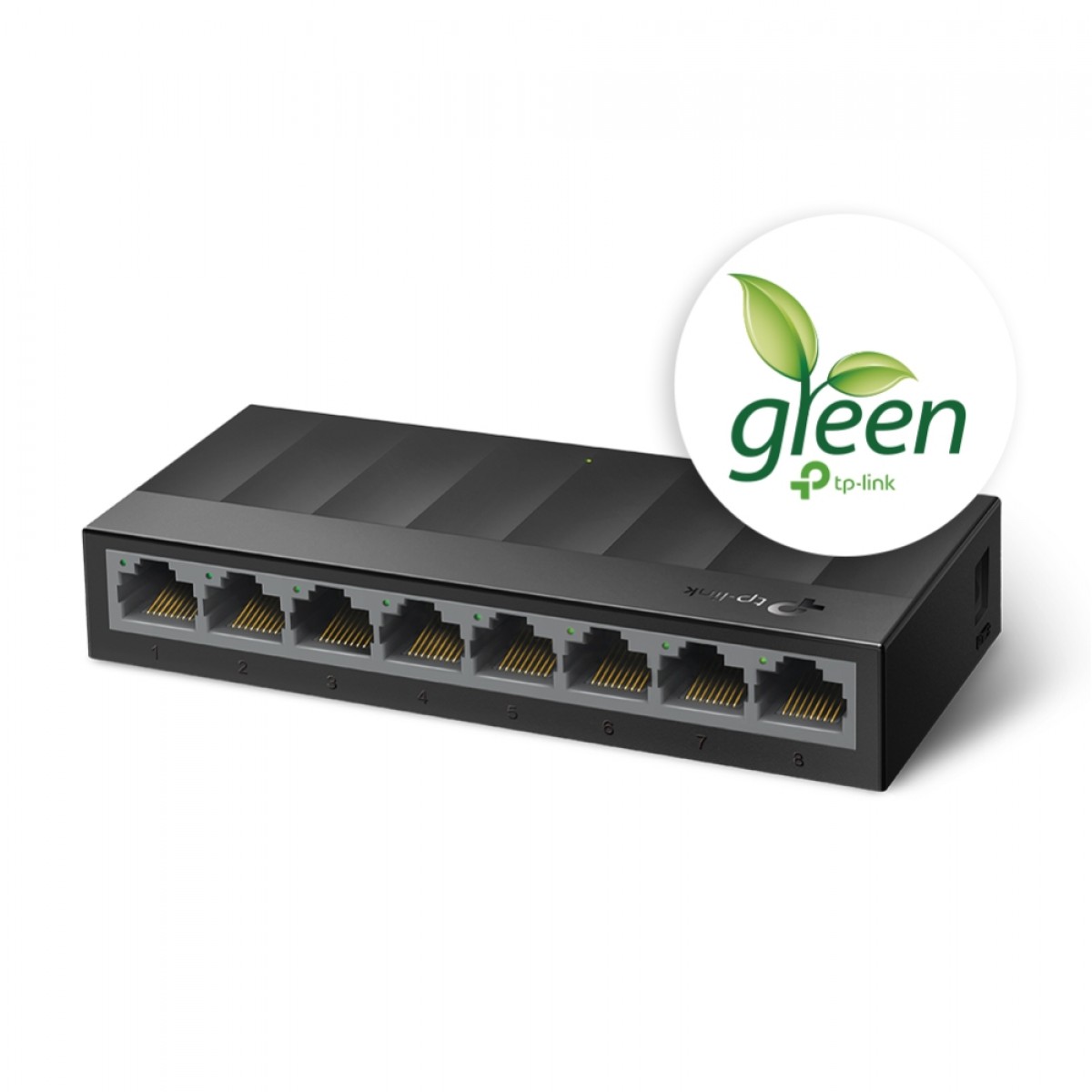 Switch TP-Link LS1008G 8 Portas 10/100/1000Mbps Fast Ethernet, Black