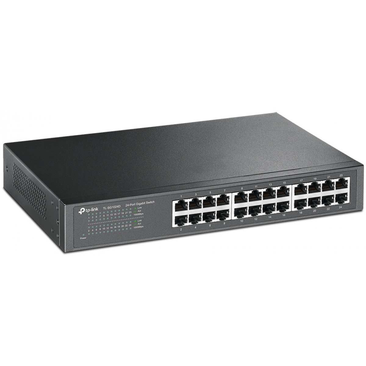 Switch Wired TP-Link Gigabit 24 Portas, TL-SG1024D