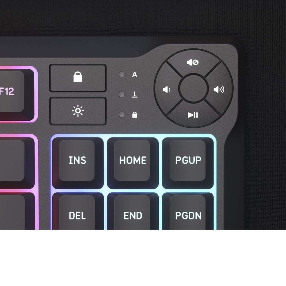 Teclado Gamer Corsair K55 Core TKL, Membrana, RGB, ANSI, USB, Preto, CH-9216065-NA