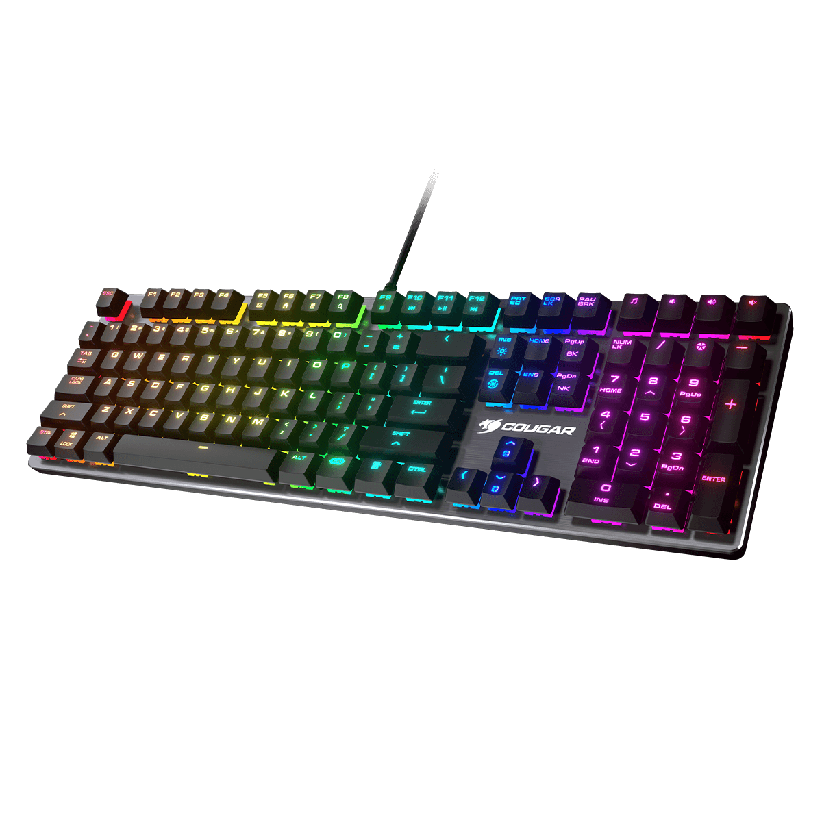 Teclado Gamer Cougar Vantar MX, Switch Red, RGB, ABNT2, Black, 37VAMM1SB-0004
