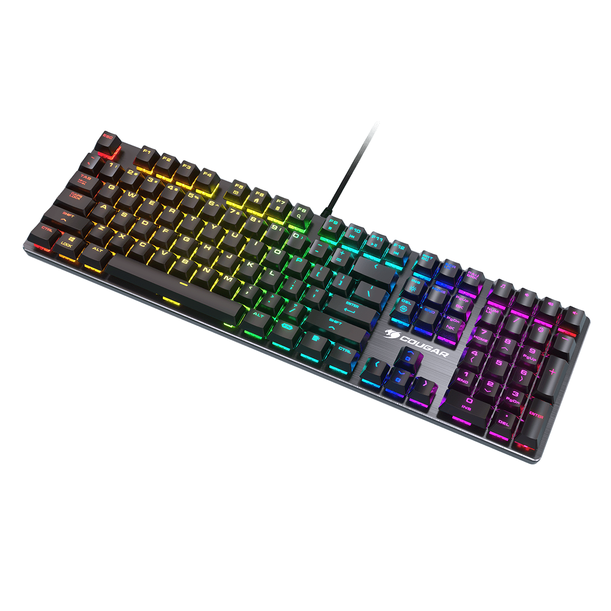 Teclado Gamer Cougar Vantar MX, Switch Red, RGB, ABNT2, Black, 37VAMM1SB-0004