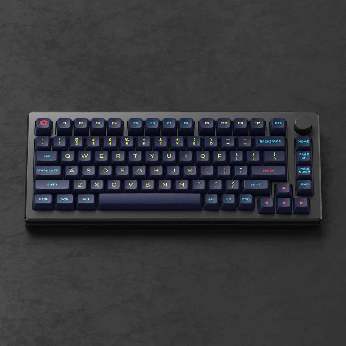 Teclado Gamer Magn Tico Akko Mod B He Keycaps Starry Night Switch Cream Yellow Rgb Ansi