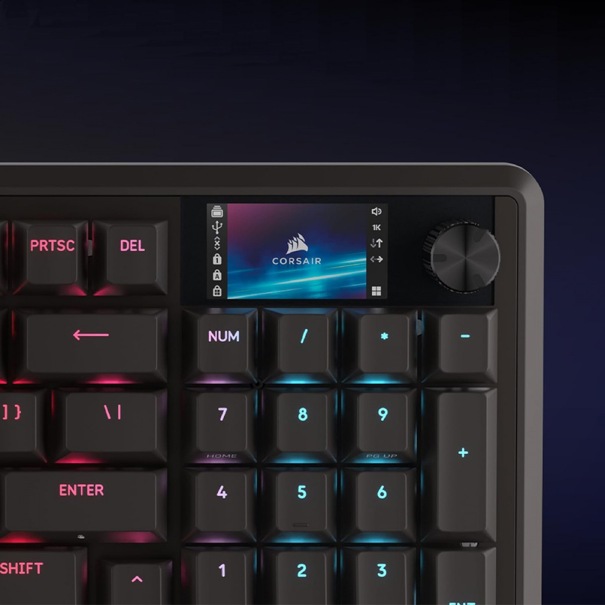 Teclado Gamer Magnético Corsair Vanguard Pro 96, RGB, Hall Efect, Switch MGX, ANSI, Preto, CH-91E911G-NA