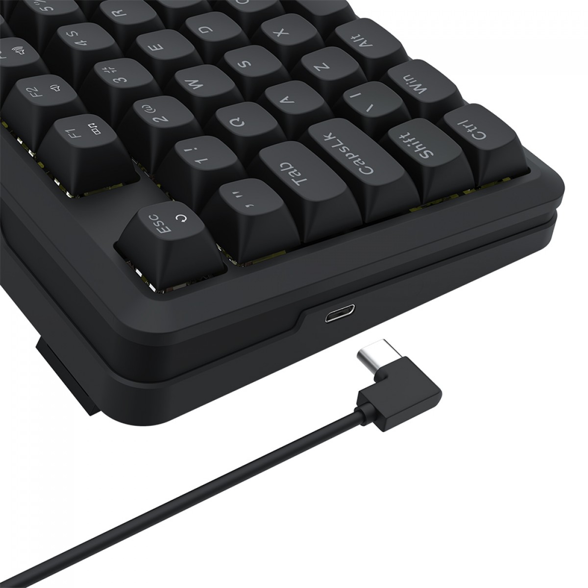 Teclado Gamer Magnético Redragon Stormhunter, RGB, 75%, Hall Effect, UltraMag Linear Switch, ABNT2, Preto, K721RGB-M