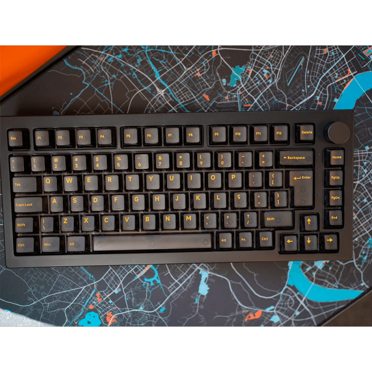 Teclado Gamer Mec Nico Akko S Clear Black Rgb Abnt Black