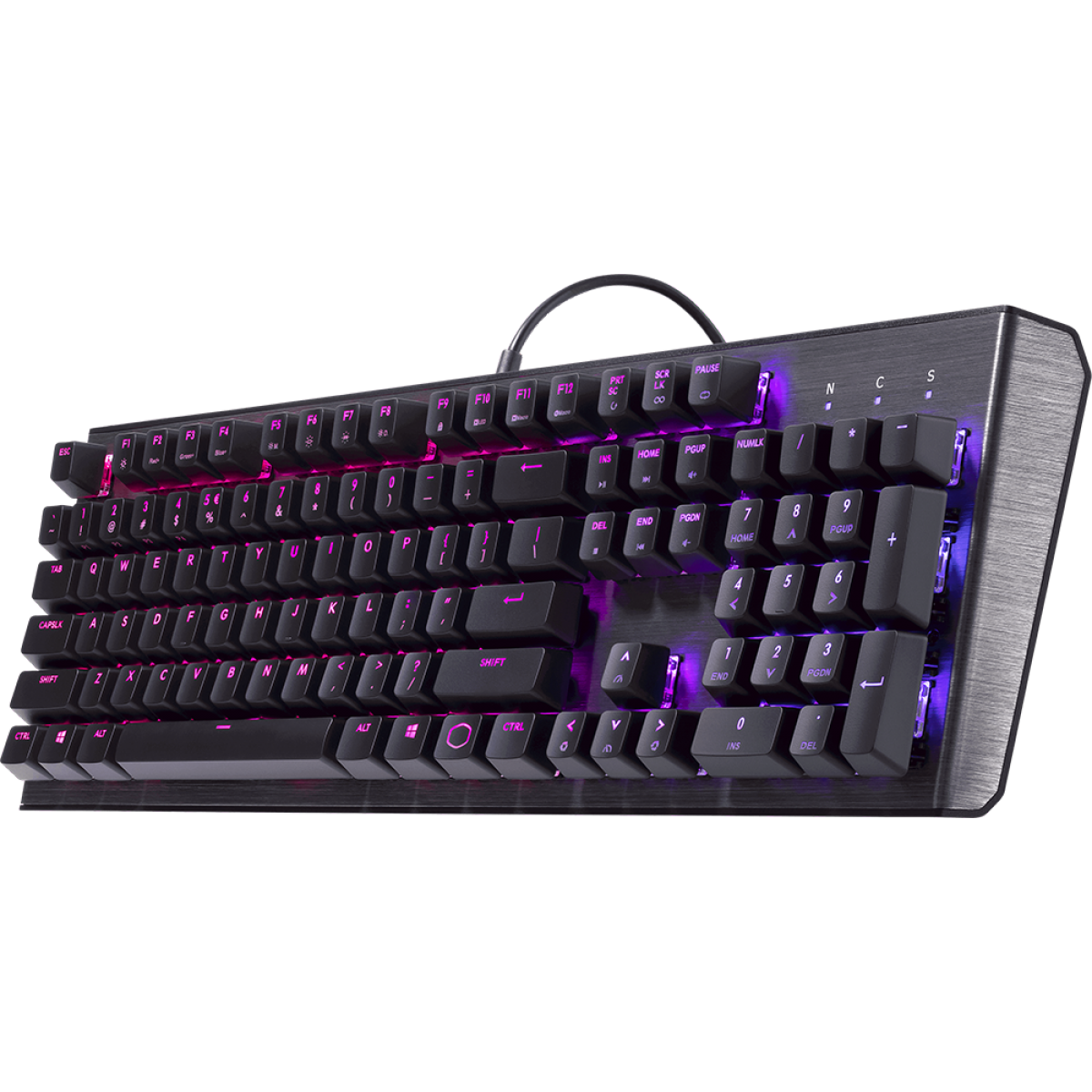 Teclado Gamer Mecânico Cooler Master CK550, RGB, Switch Gateron Brown, CK-550-GKGM1-BR