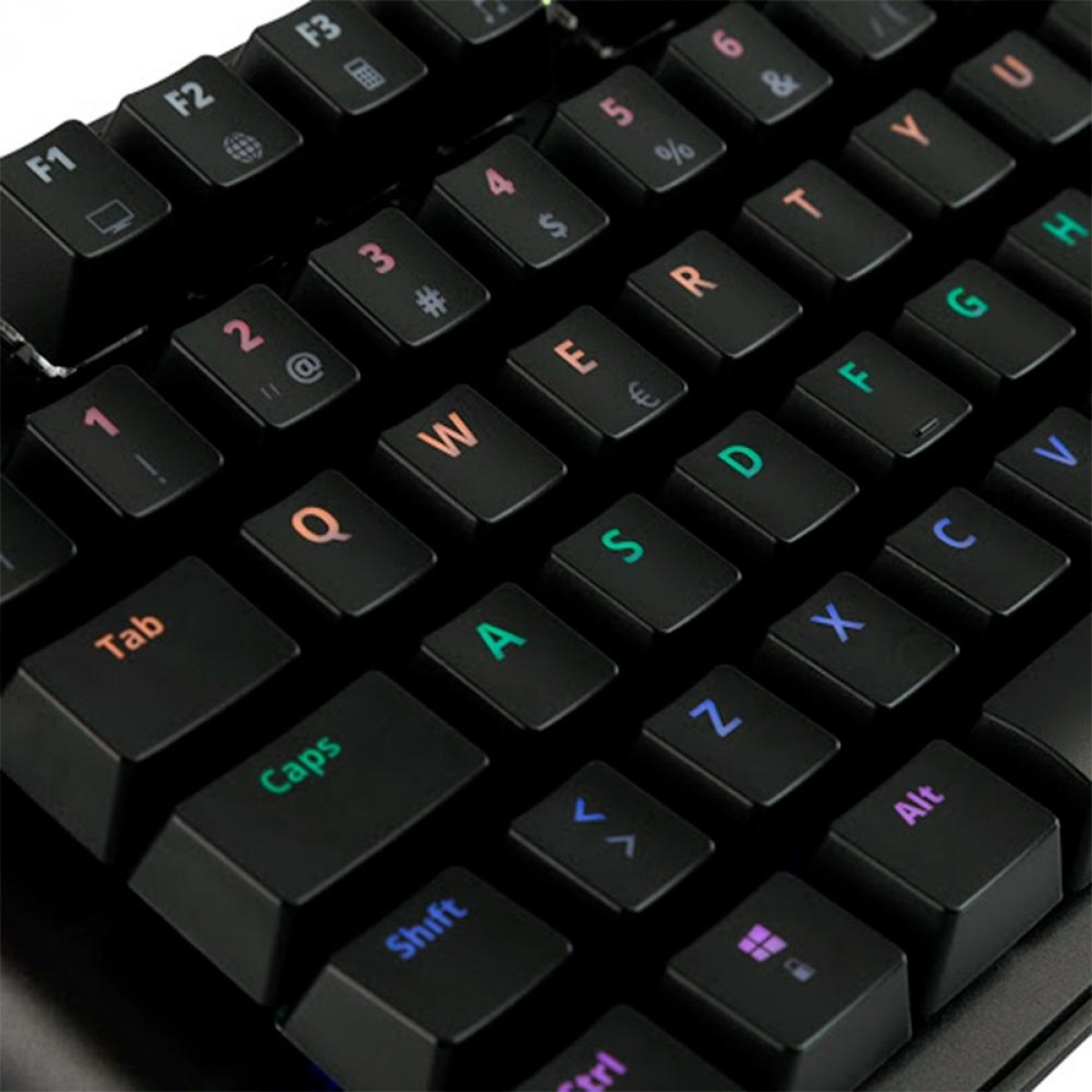Teclado Gamer Mecânico Dazz Eclipse, Rainbow, Switch Blue, ABNT2, 625313