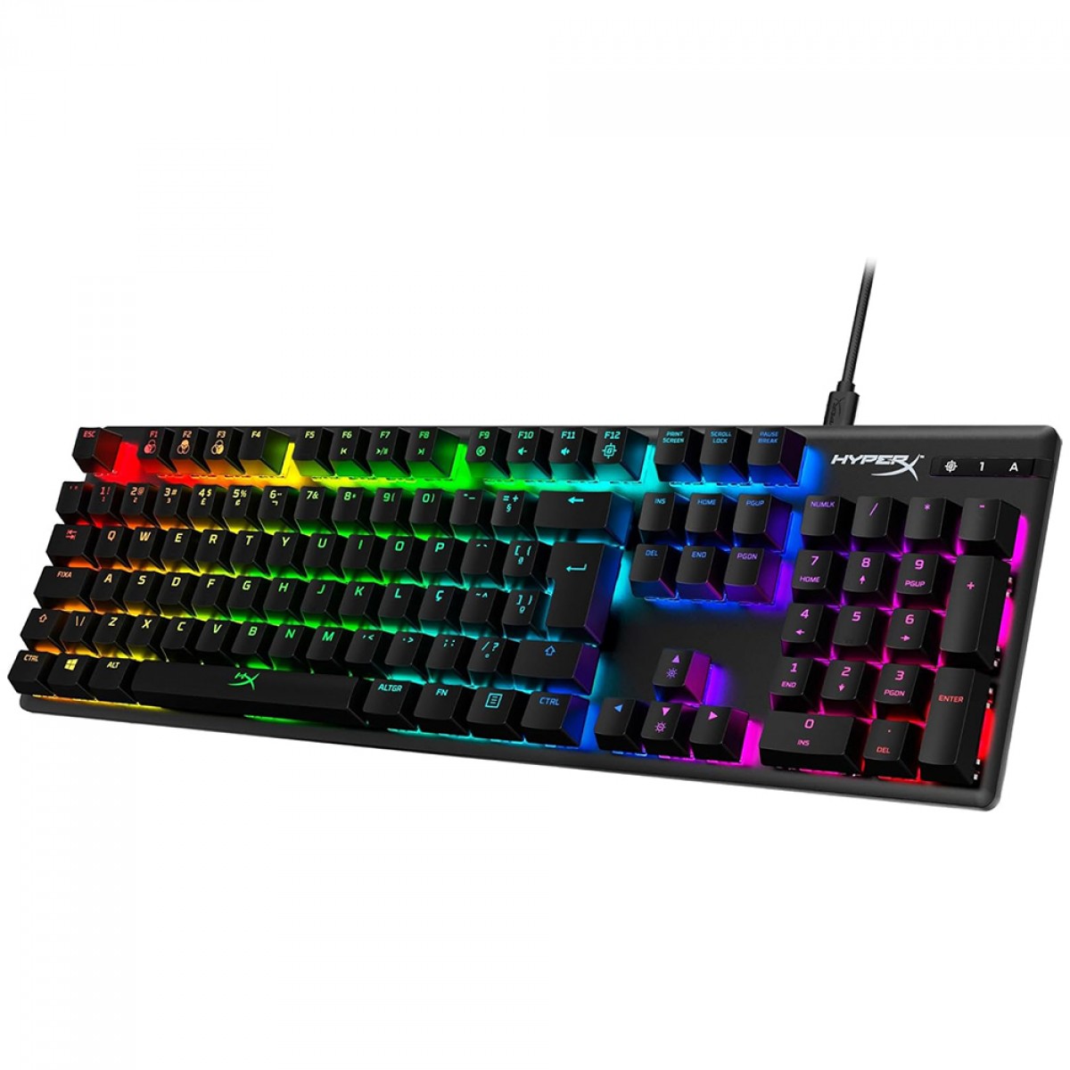 Teclado Gamer Mecânico HyperX Alloy Origins, RGB, Switch HyperX