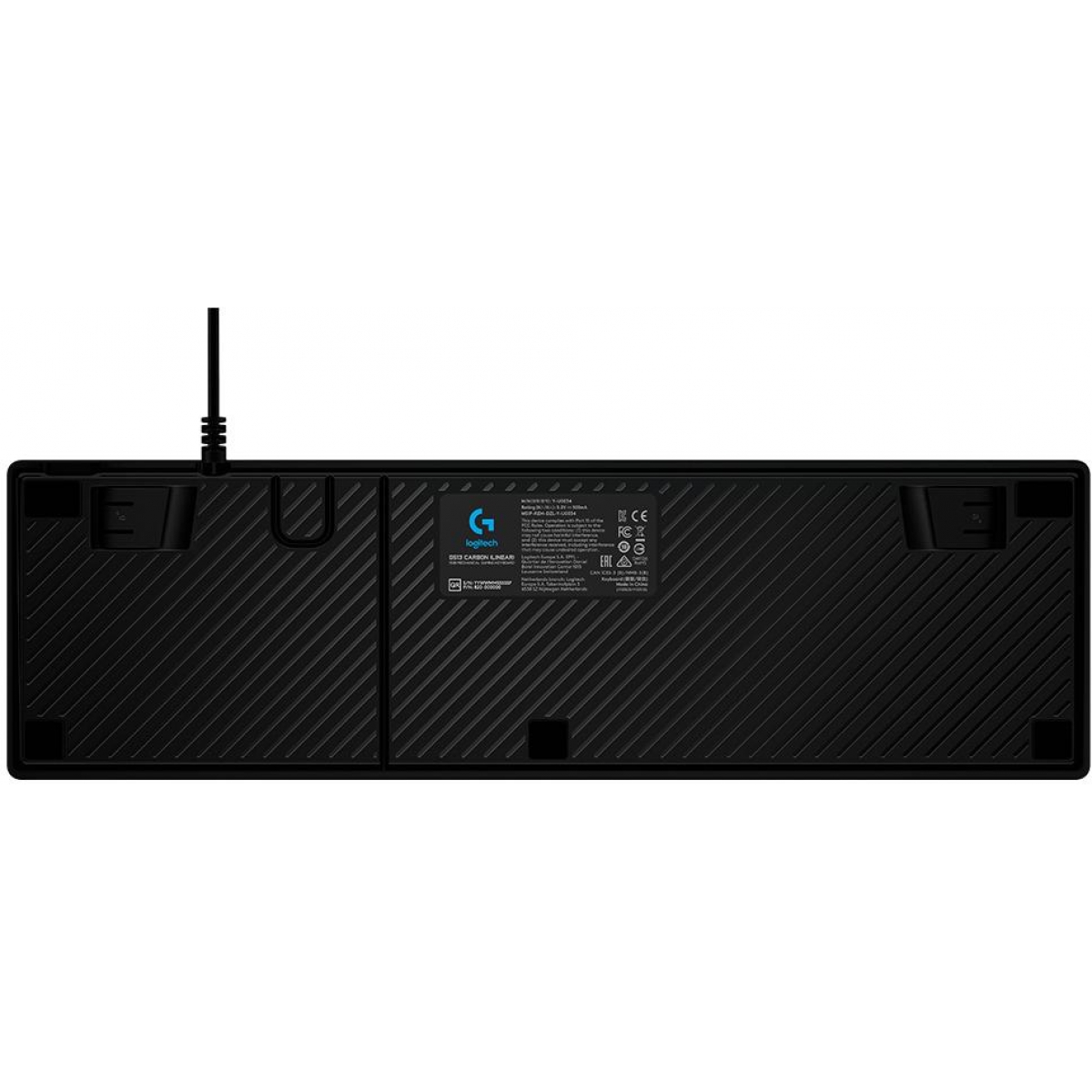 Teclado Mecânico Gamer Logitech G513 Carbon Lightsync RGB, Black