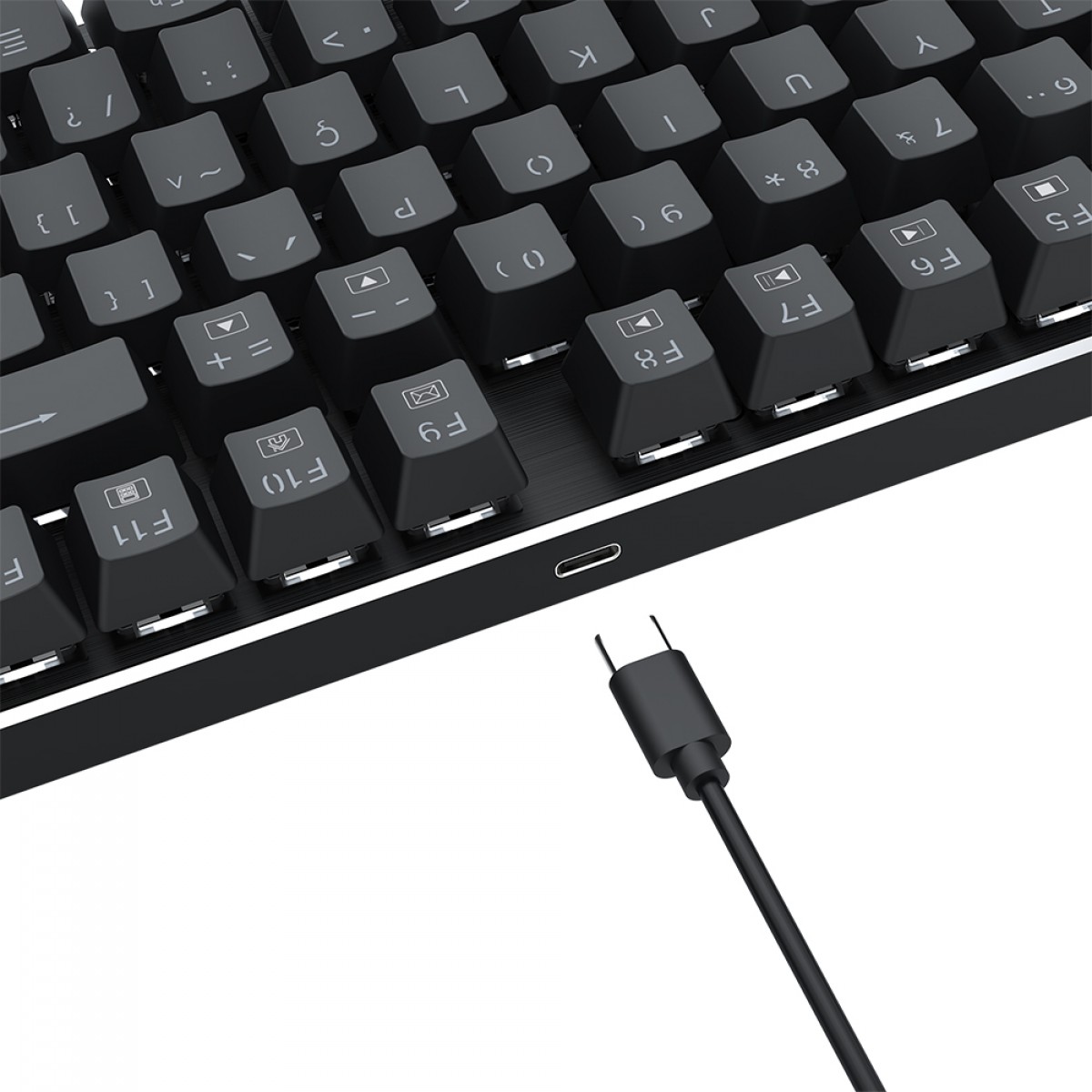 Teclado Gamer Mecânico Redragon Devarajas, RGB, Switch Brown, ABNT2, Preto, K556RGB