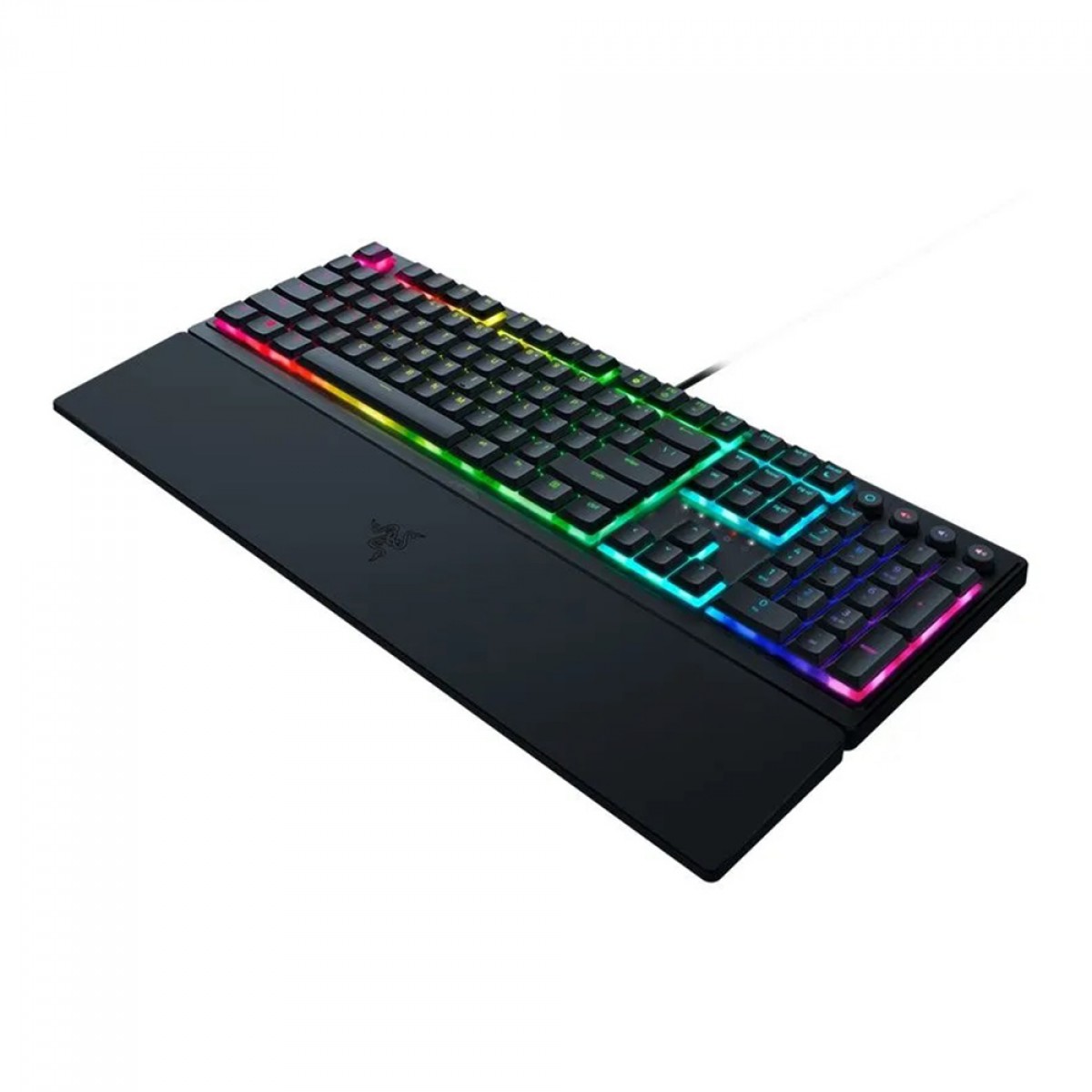 Teclado Gamer Razer Ornata V3, Perfil Baixo, RGB, ANSI, Switch de Membrana Mecânica Razer, Black, RZ0304460200R3U