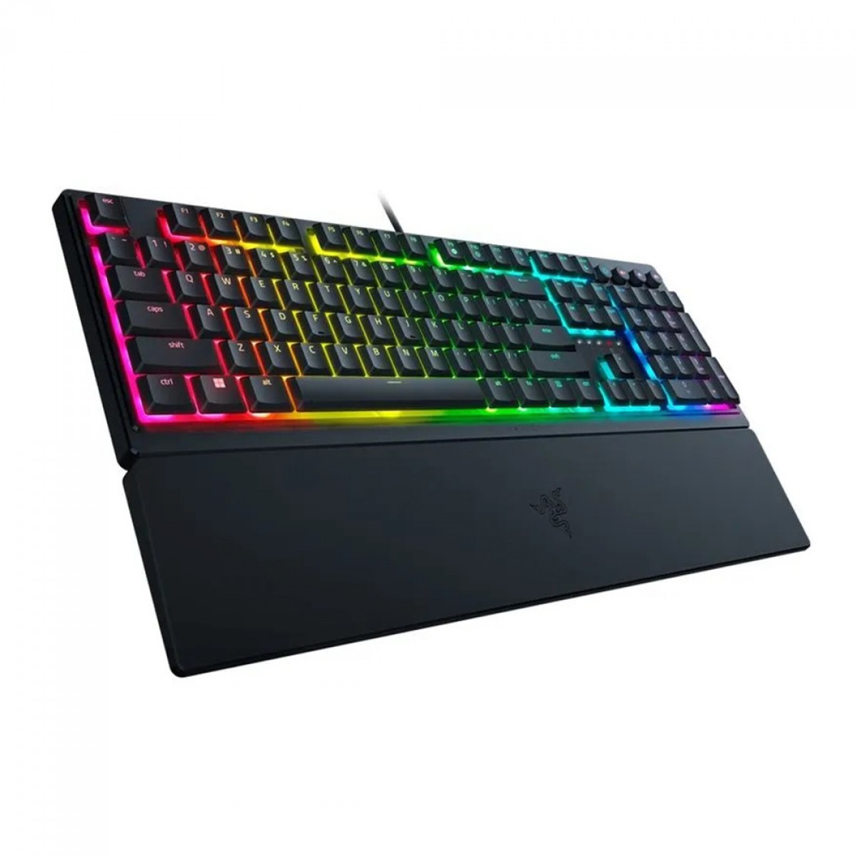 Teclado Gamer Razer Ornata V3, Perfil Baixo, RGB, ANSI, Switch de Membrana Mecânica Razer, Black, RZ0304460200R3U