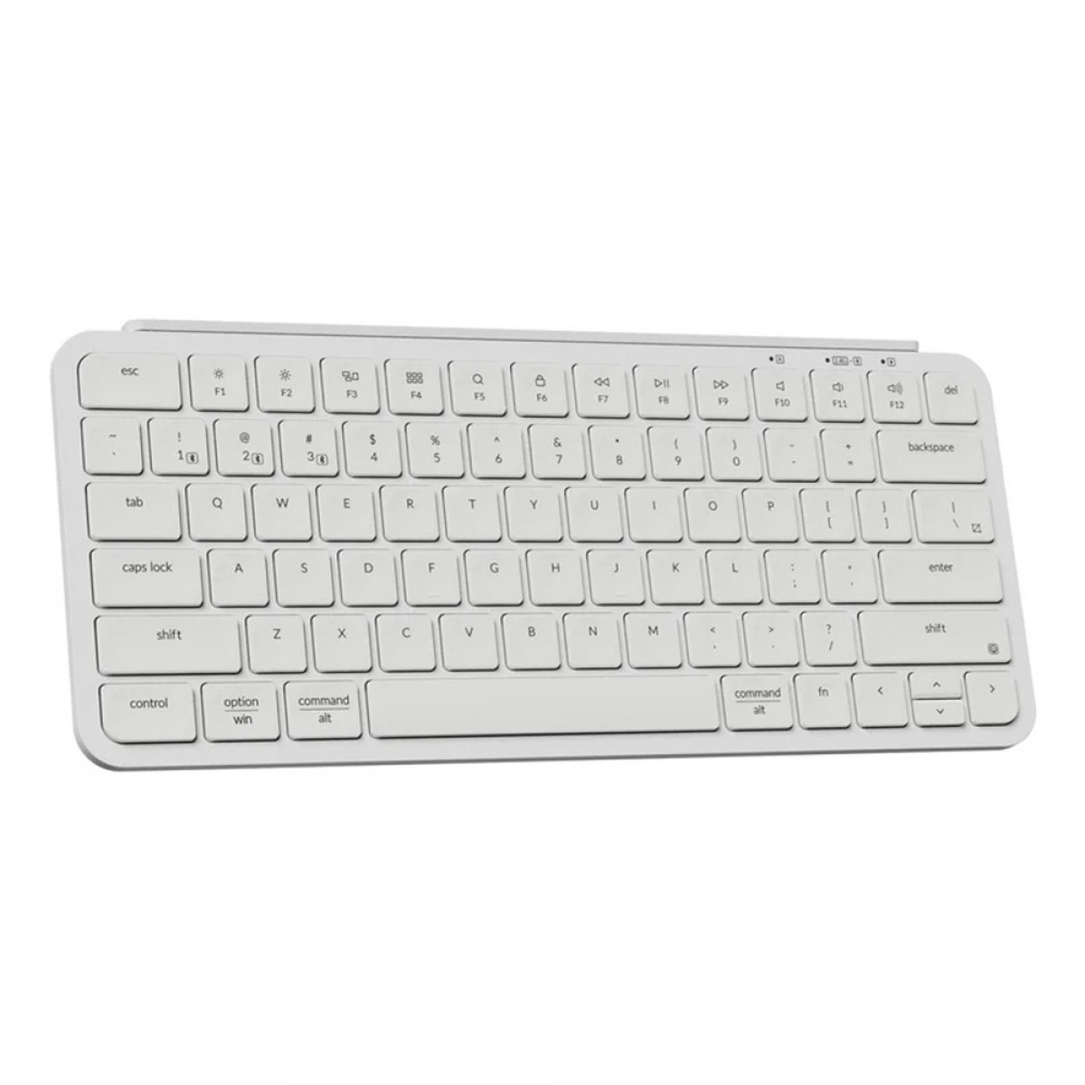 Teclado Keychron B1 Pro Ultra-Slim, Wireless/Bluetooth, Low Profile, ANSI, Branco, B1P-K8
