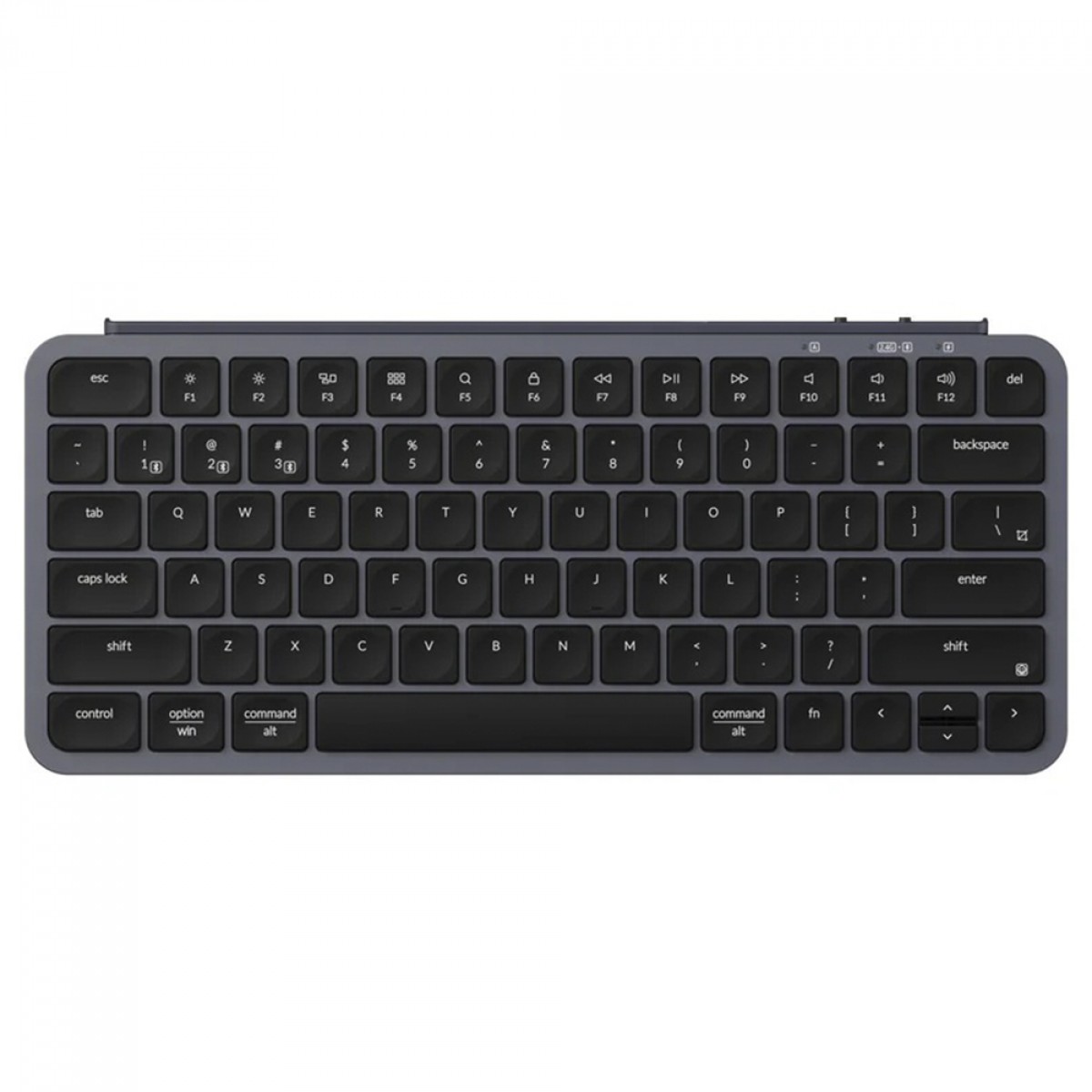 Teclado Keychron B1 Pro Ultra-Slim, Wireless/Bluetooth, Low Profile, ANSI, Preto, B1P-K1