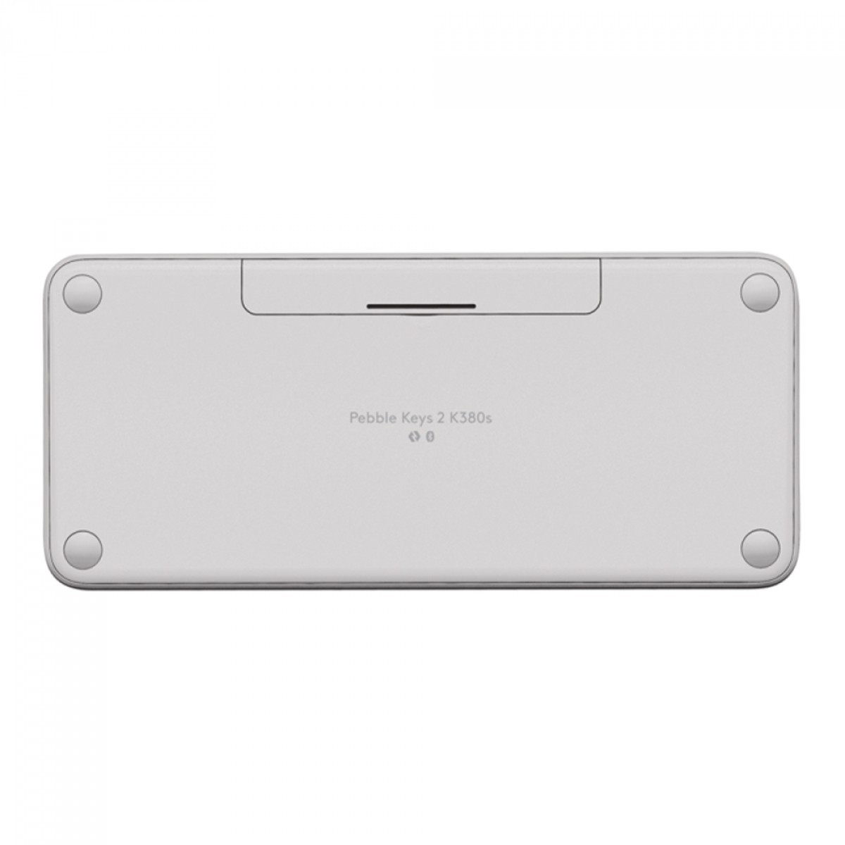 Teclado Logitech Pebble Keys 2 K380s, Sem Fio, US, Easy-Switch, Branco, 920-011790