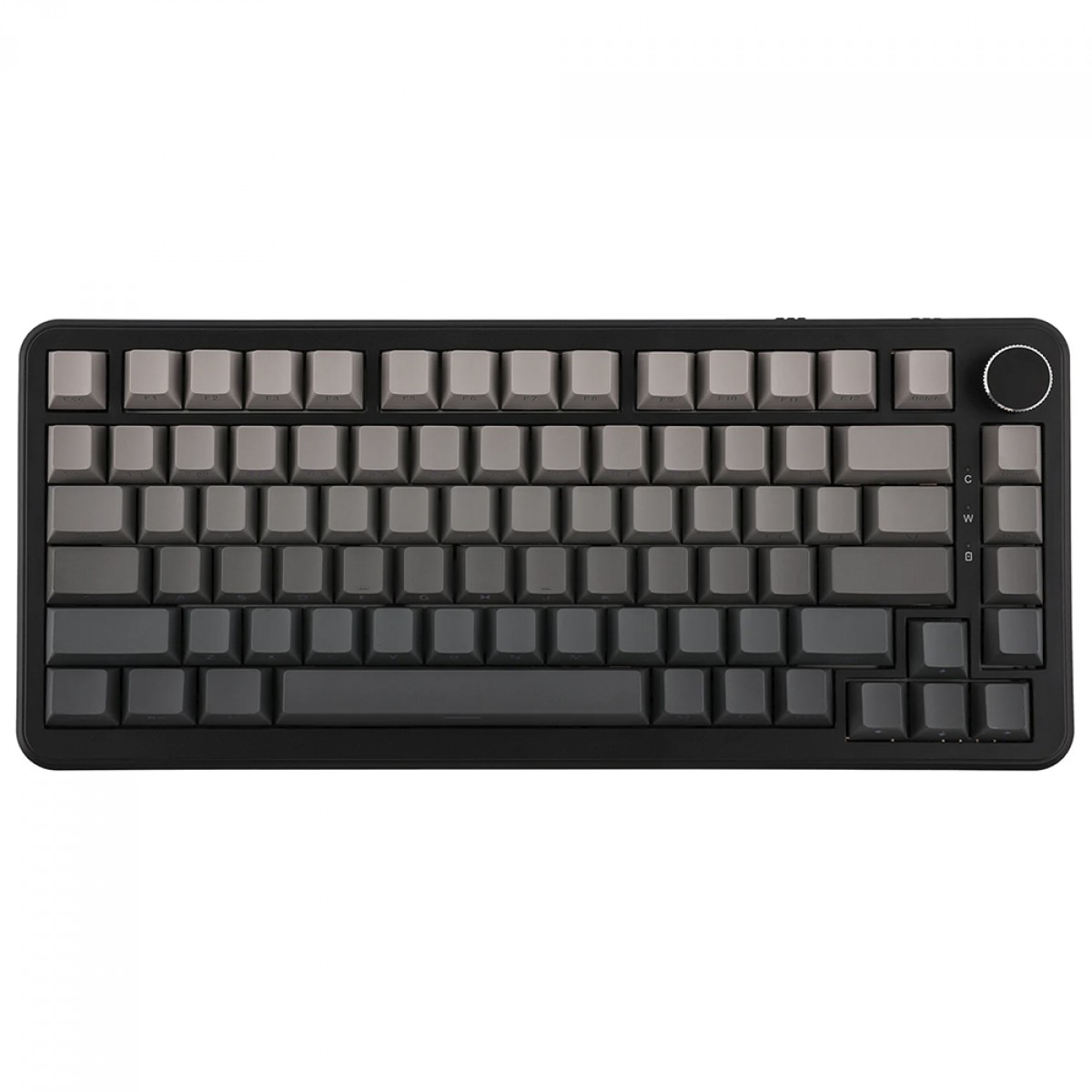 Teclado Magnético Gamer Ajazz AK820 MAX HE, RGB, ANSI, 75%, Switch Magnético, Preto e Cinza