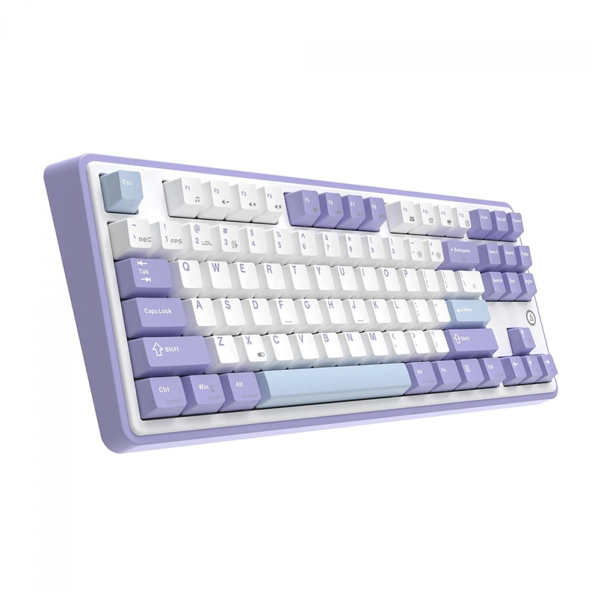 Teclado Magnético Gamer Ajazz AK870, USB, RGB, Switch Magnético, ANSI, Purple/White/Blue
