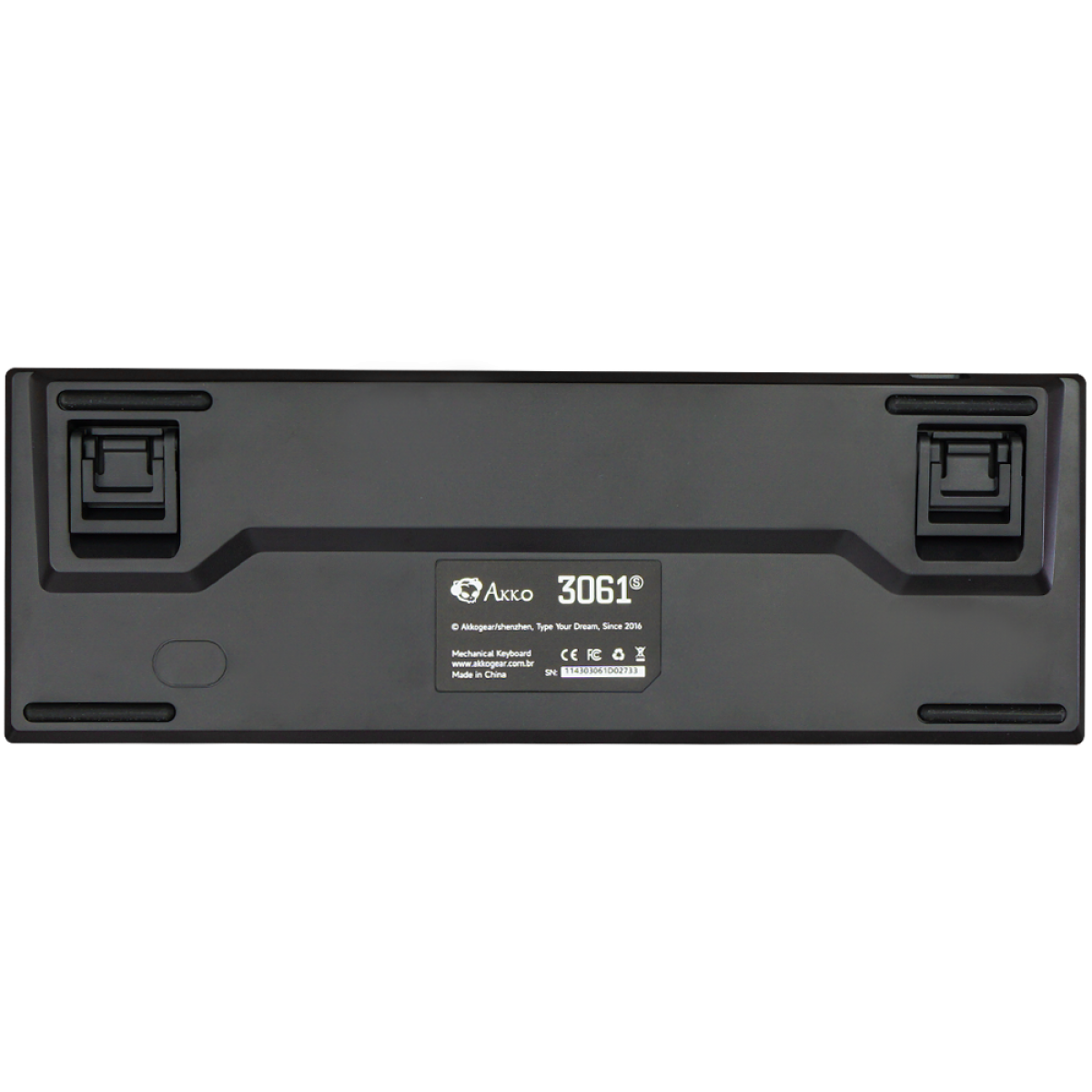 Teclado Magnético Akko 3061s HE, RGB, 60%, ABNT2, Switch Akko Sakura Pink Magnetic