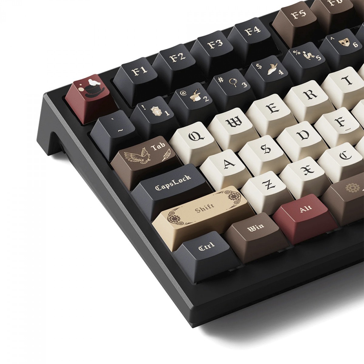 Teclado Magnético Gamer Akko TAC75 HE Lord of the Mysteries, RGB, Switch Akko AstroLink, ANSI, 75%, Preto e Branco