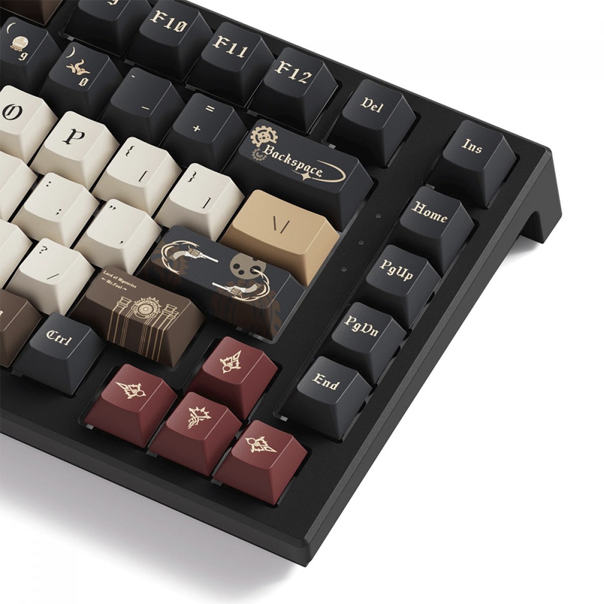 Teclado Magnético Gamer Akko TAC75 HE Lord of the Mysteries, RGB, Switch Akko AstroLink, ANSI, 75%, Preto e Branco