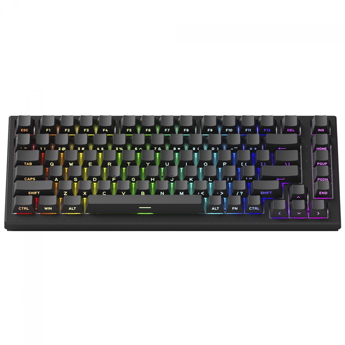 Teclado Magnético Gamer Akko TAC75 HE, RGB, Switch Akko AstroLink Magnetic, ANSI, 75%, Preto