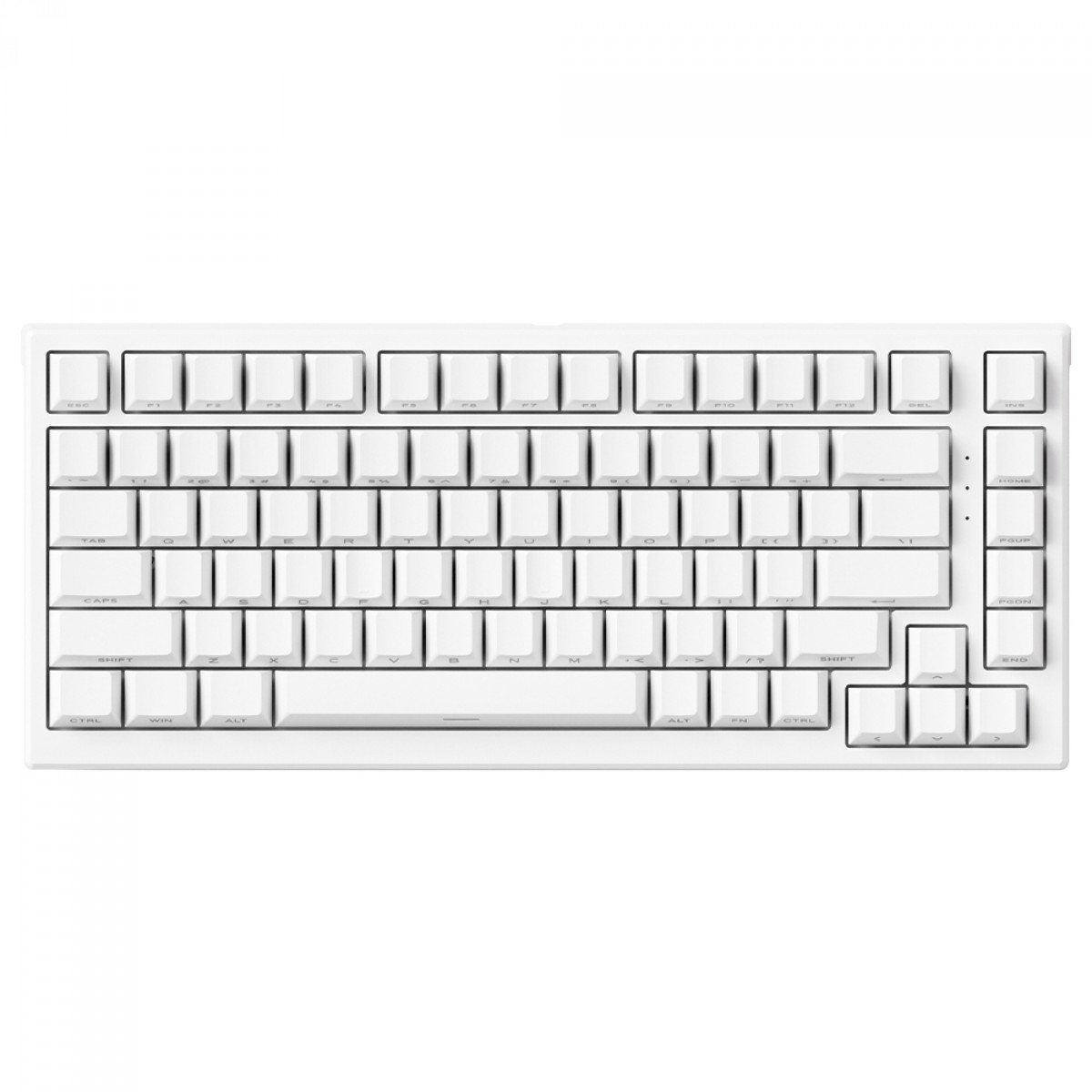 Teclado Magnético Gamer Akko TAC75 HE White, RGB, Switch Akko AstroLink Magnetic, ANSI, 75%, Branco