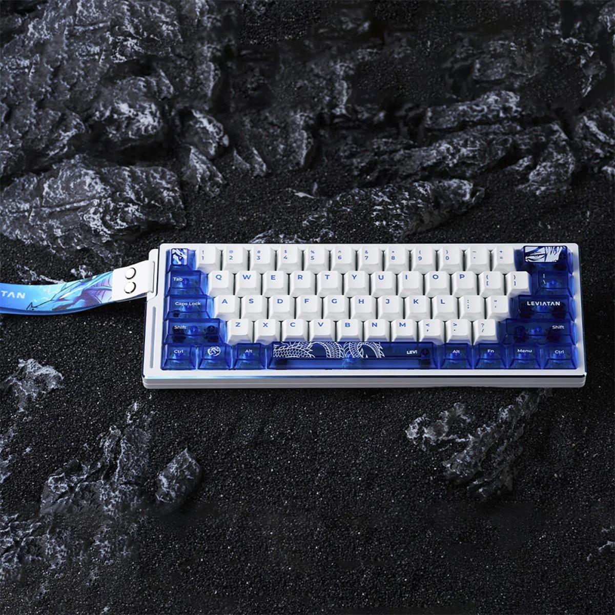 Teclado Magnético Gamer ATK Edge 60HE Leviatan, RGB, Switch TTC RGB Magneto, 60%, ANSI, Branco