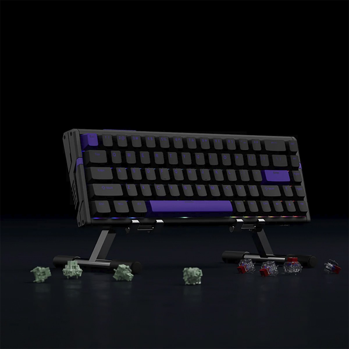 Teclado Magnético Gamer ATK RS6 HE, RGB, Switch Slow Blade, 65%, ANSI