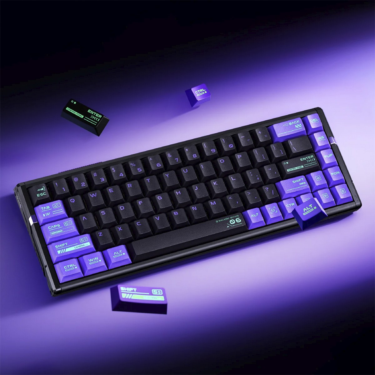 Teclado Magnético Gamer ATK RS6 Ultra HE, RGB, Switch Ice Blade