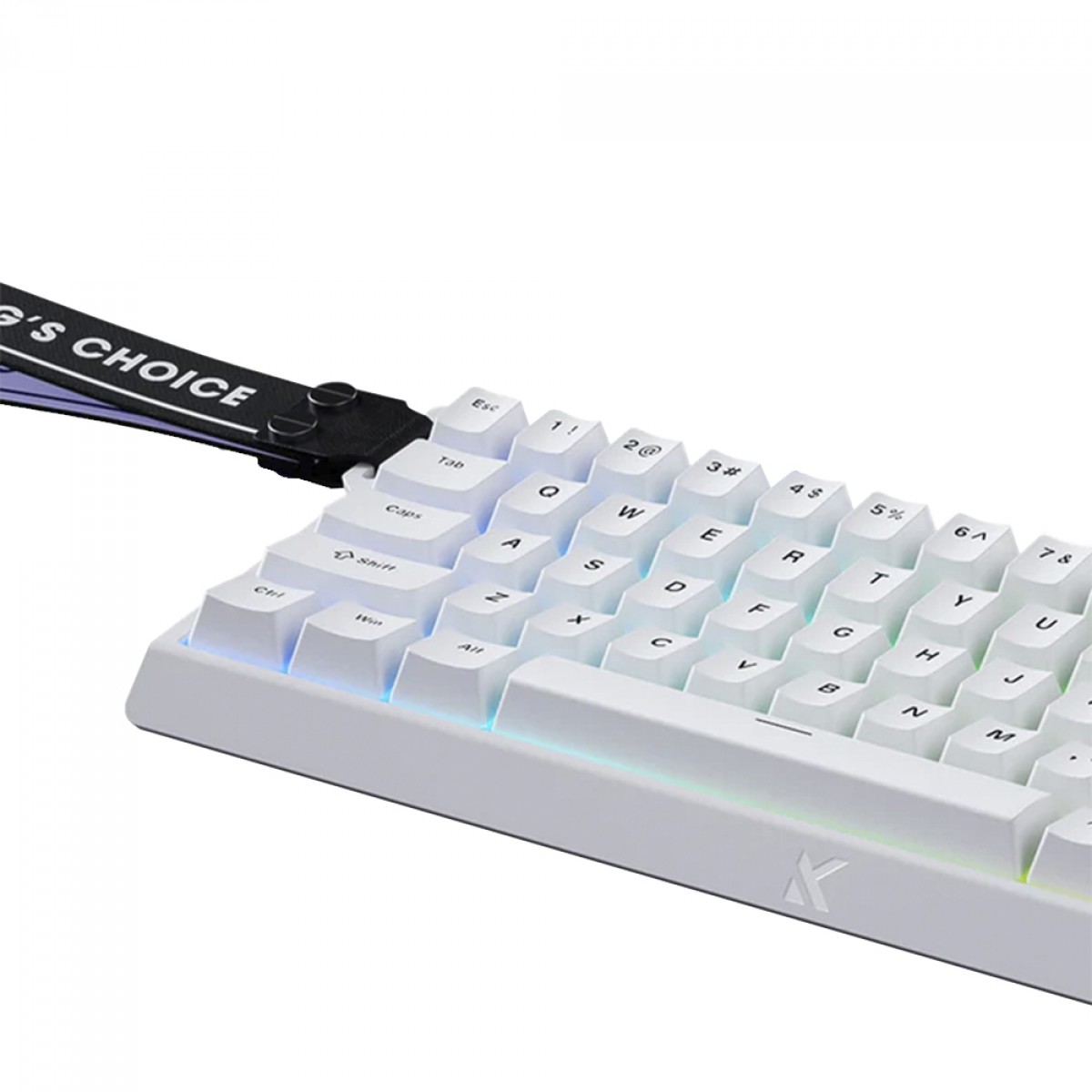 Teclado Magnético Gamer MCHOSE Ace 68, RGB, Hall Effect, Switch KTEK Magnetic, 65%, ANSI, Branco, MC-Ace68-19