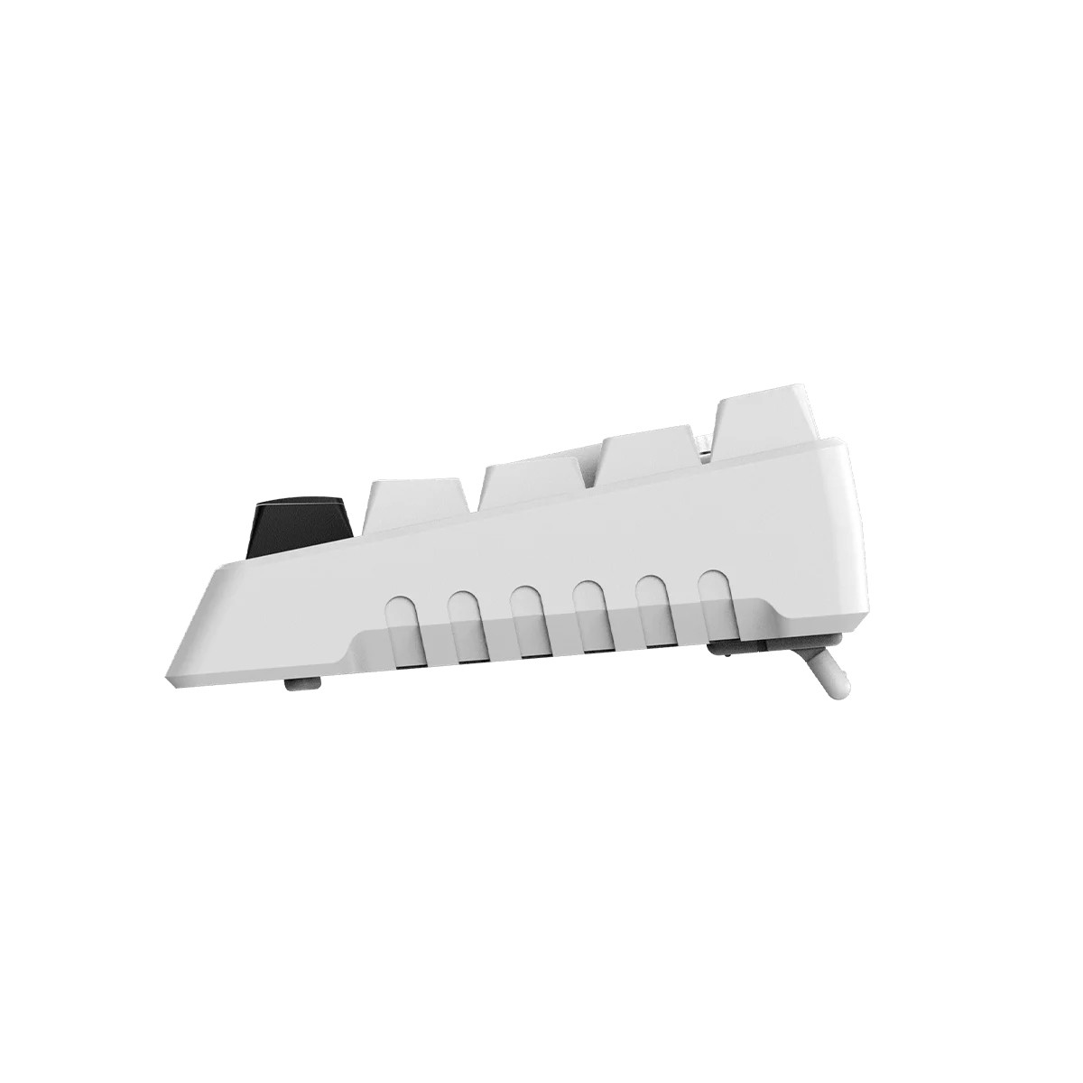 Teclado Magnético Gamer PCYes Gamma White Ghost, RGB, Switch Outemu Blue Ice, Hall Effect, 8K, ABNT2, PMGMWG
