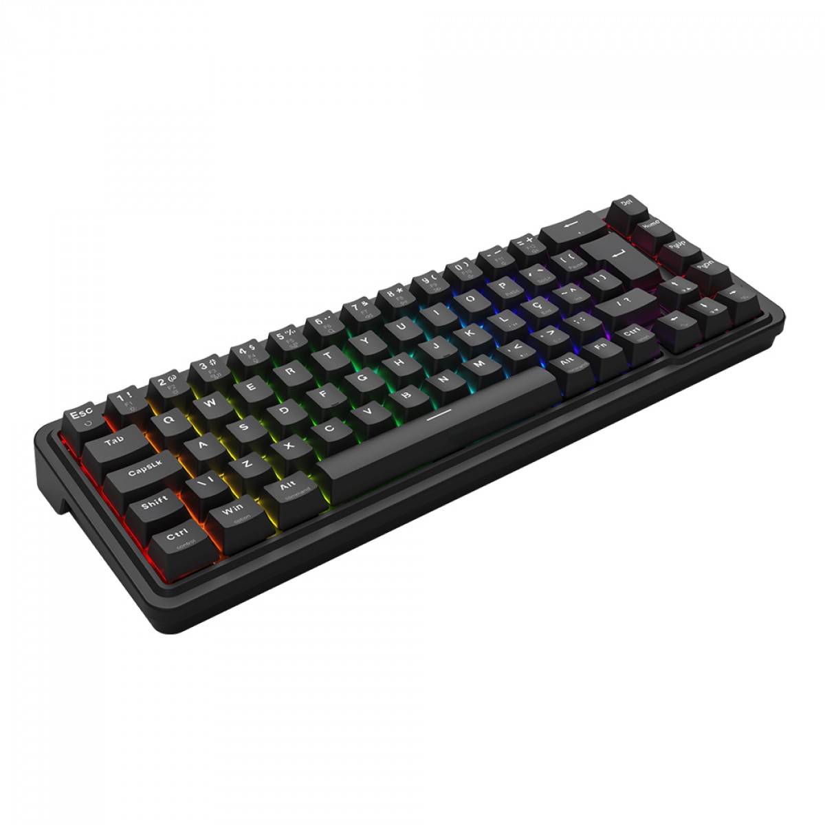 Teclado Magnético Gamer Redragon Nova, RGB, Switch Redragon UltraMag, ABNT2, Preto, K709RGB-M