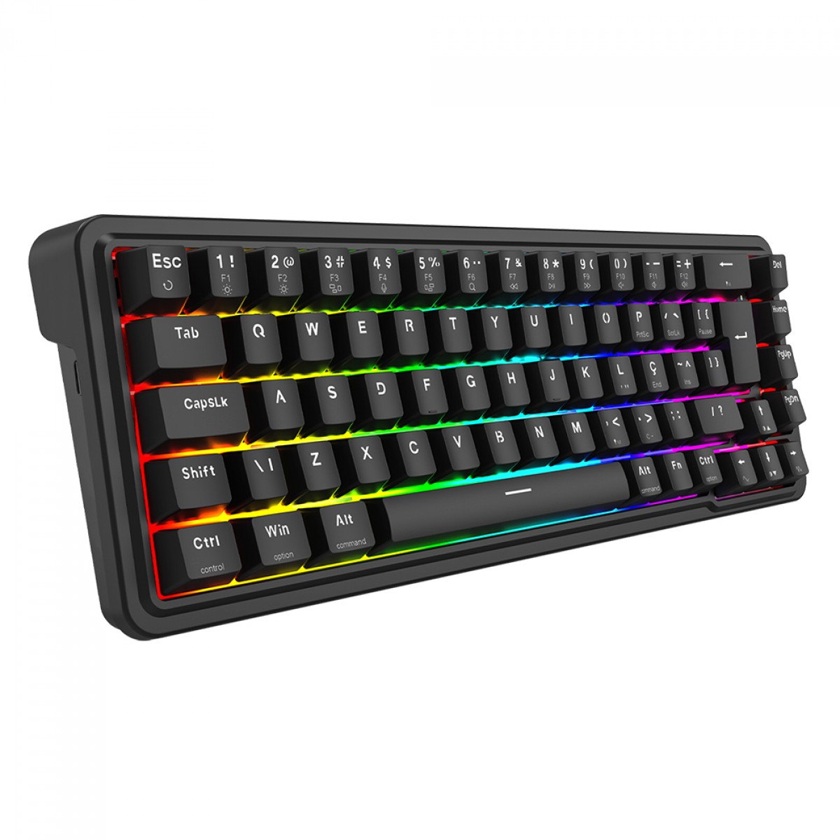 Teclado Magnético Gamer Redragon Nova, RGB, Switch Redragon UltraMag, ABNT2, Preto, K709RGB-M