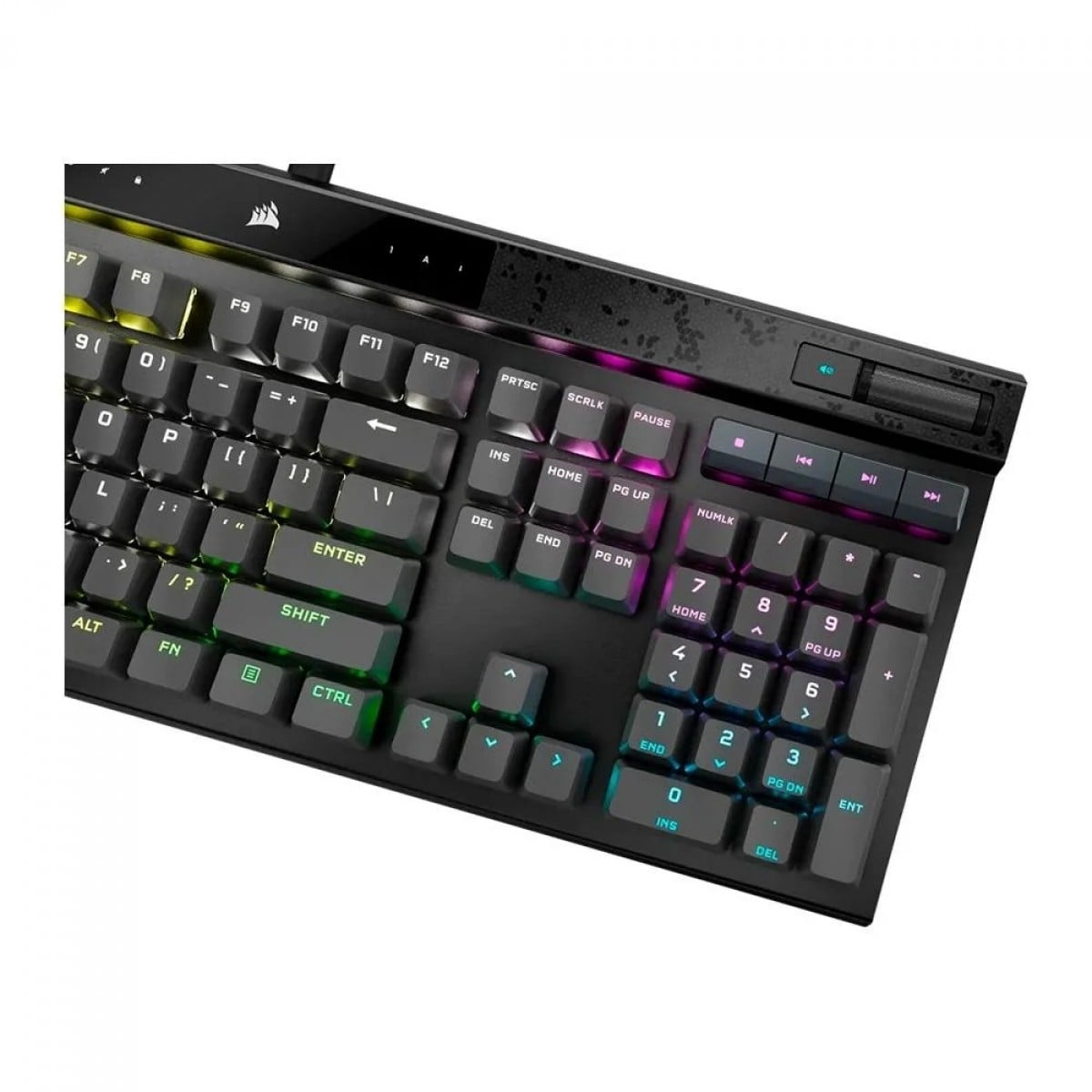 Teclado Magnético-Mecânico Gamer Corsair K70 Max RGB, Switch Corsair MGX, ANSI, Preto, CH-910961G-NA