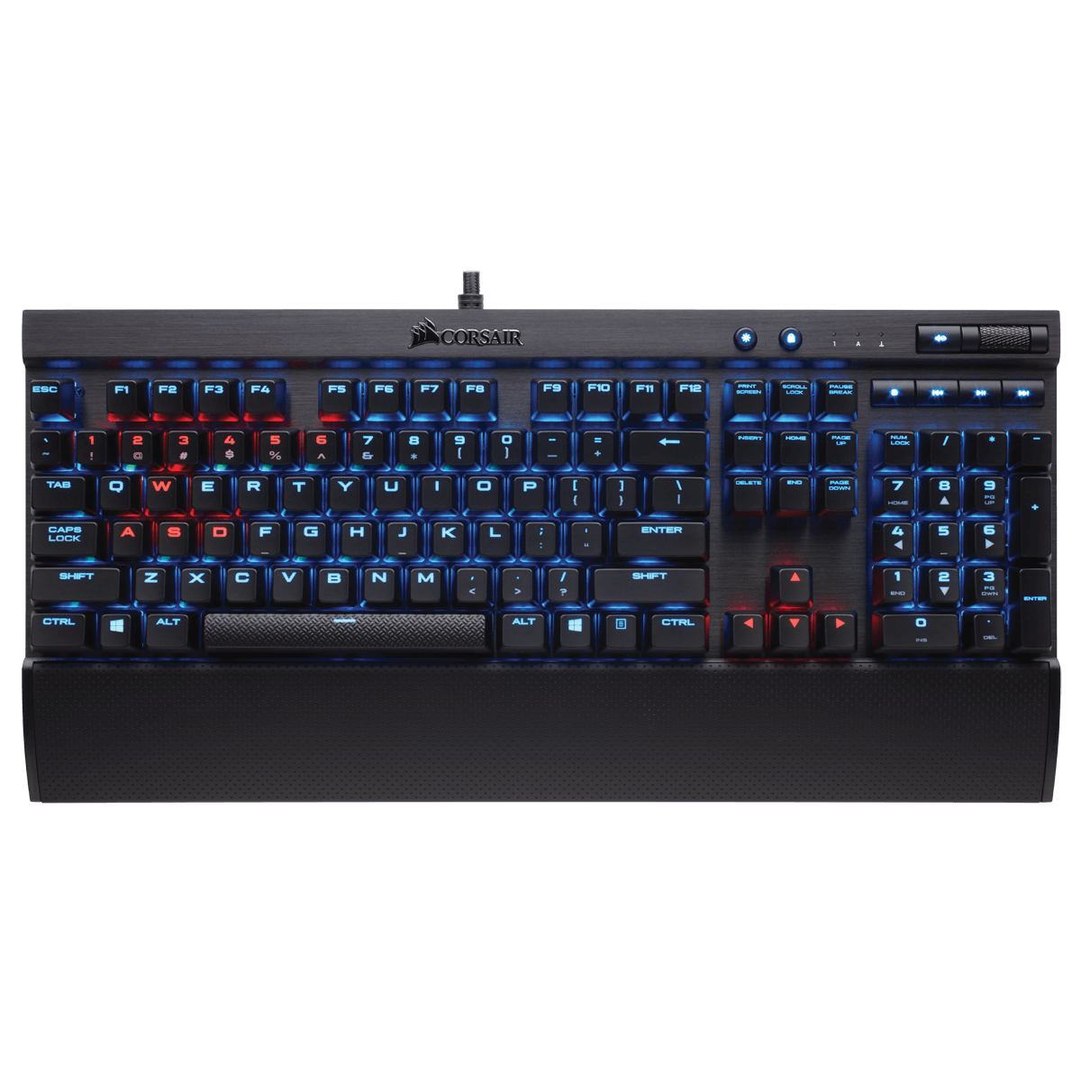 Teclado Mecânico Gamer Corsair K70 RGB RAPIDFIRE Switch Cherry MX Speed CH-9101014-BR ABNT2