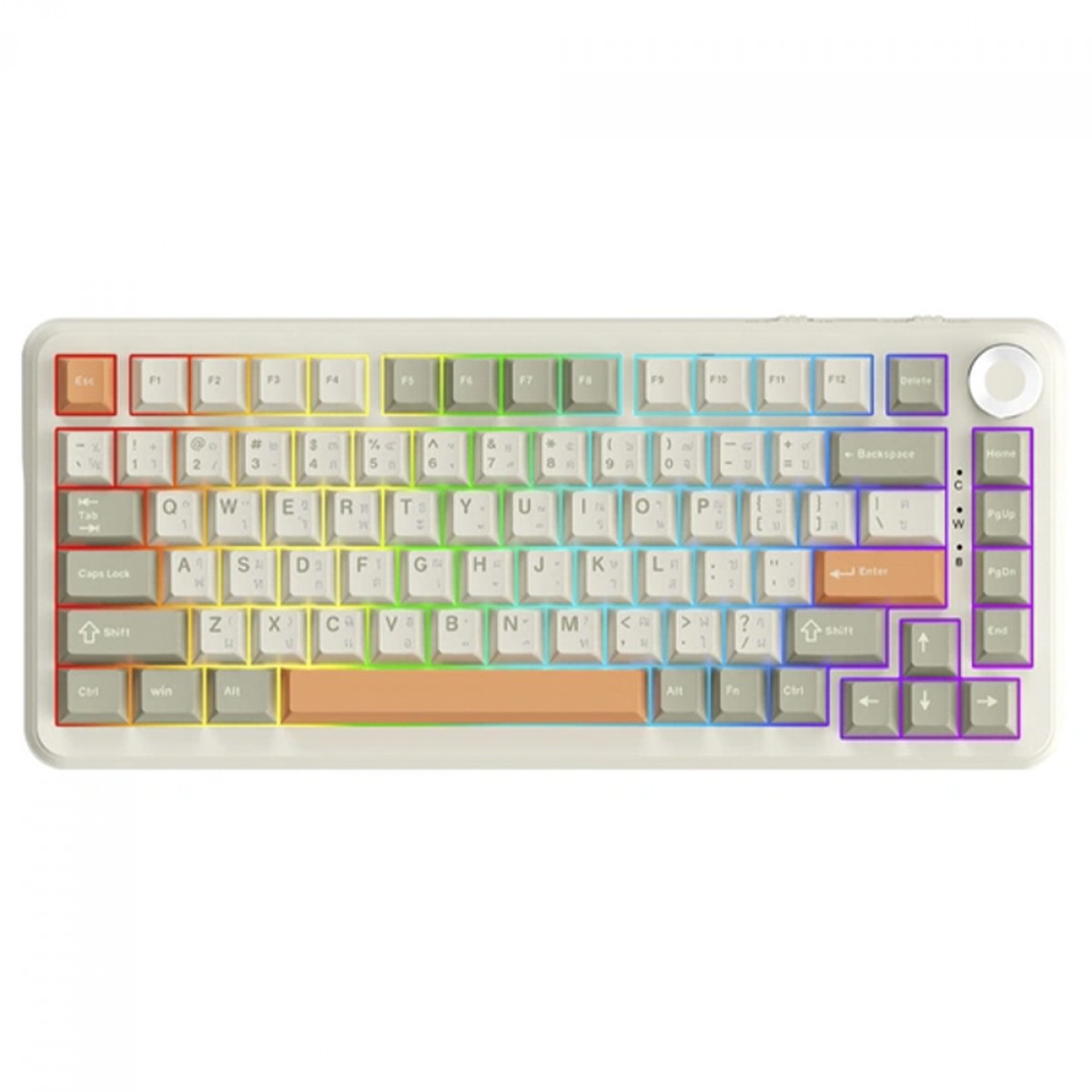 よっしー Teclado Gamer Ajazz AK820 MAX PLUS Wireless RGB | Terabyte
