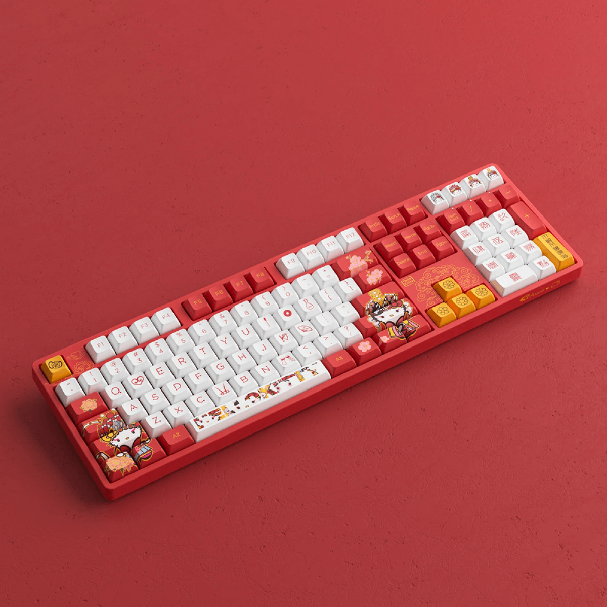 Pyhodi Teclado mecânico para jogos 80% com fio, mini teclado recarregável  tipo C com retroiluminação RGB, teclas PBT de 84 teclas, portátil para