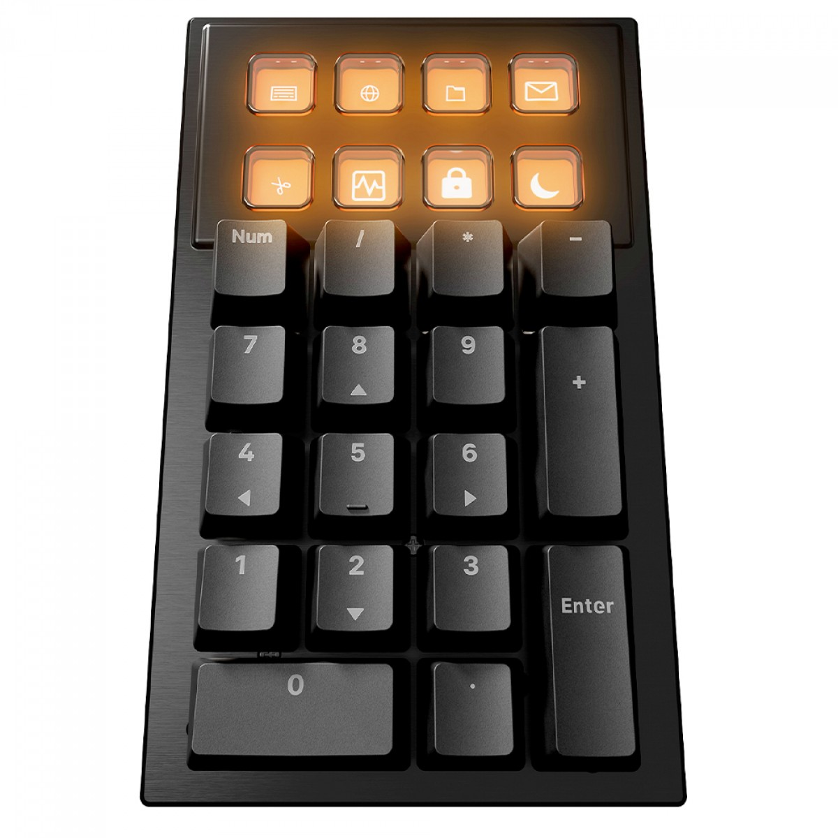 Teclado Mecânico Gamer Be Quiet Dark Mount, RGB, Numpad e Dock de Mídia Modular, Switch Silent Tactile, ANSI, Preto, BT002US