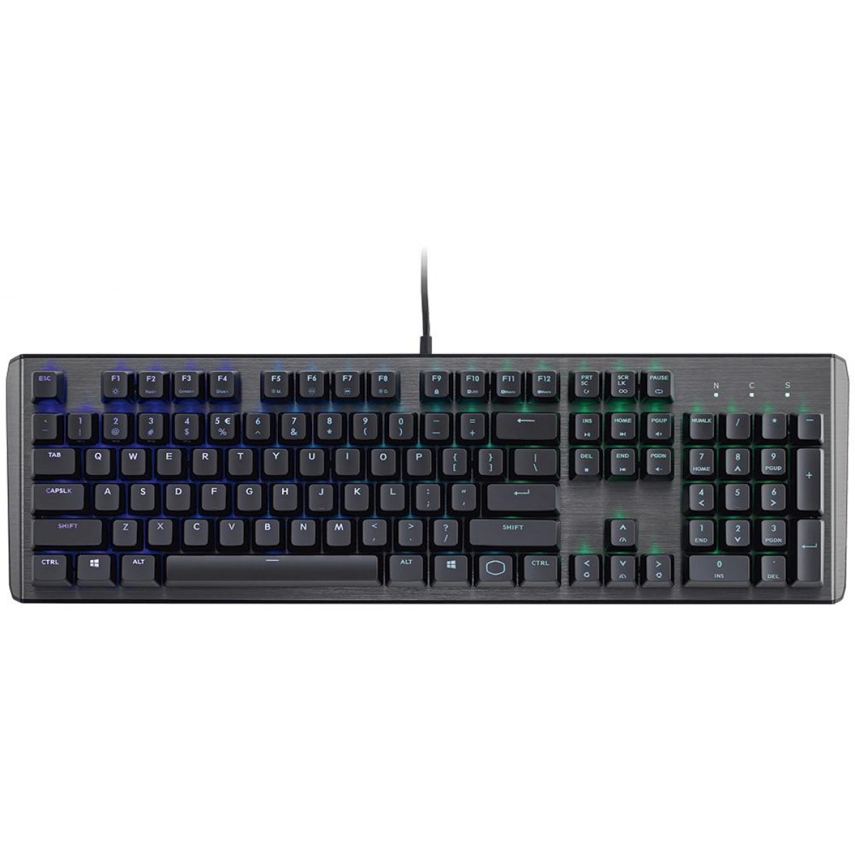 Teclado Mecânico Gamer Cooler Master CK550 RGB, Switch Gateron Red, CK-550-GKGR1-PT