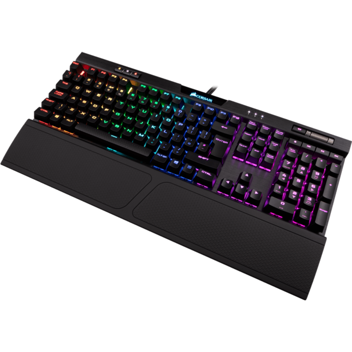 Teclado Mecânico Gamer Corsair K70 RGB MK.2, Switch Cherry MX Red, ABNT2, CH-9109010-BR