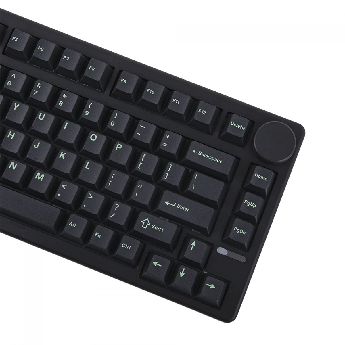 Teclado Mecânico Gamer Epomaker QK81, RGB, Wireless/Bluetooth, ANSI, Switch Wisterial Linear, 75%, Preto e Verde