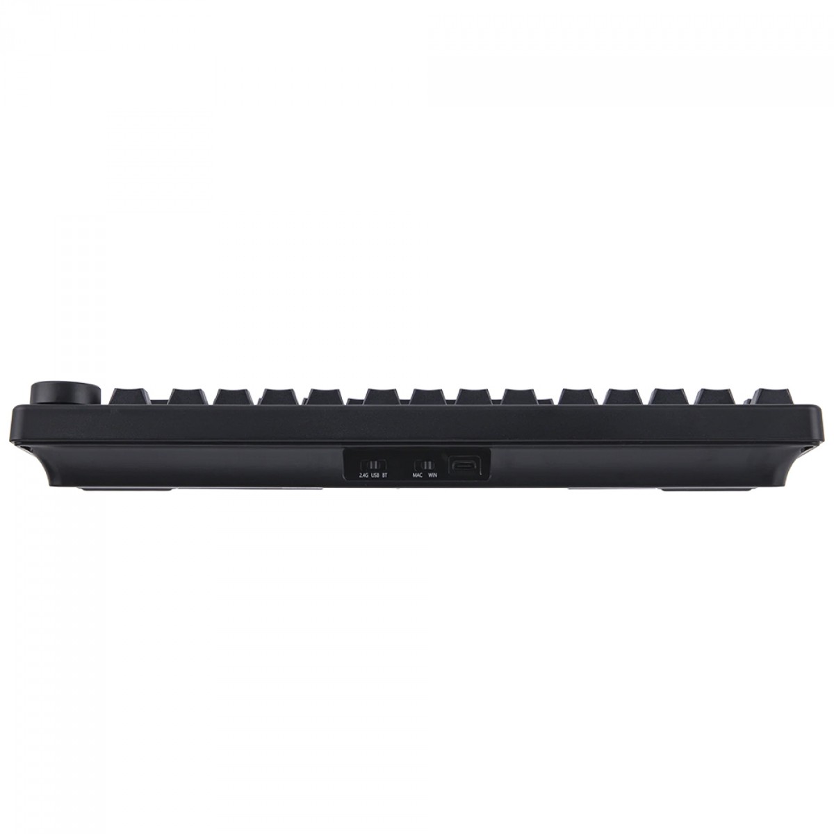 Teclado Mecânico Gamer Epomaker QK81, RGB, Wireless/Bluetooth, ANSI, Switch Wisterial Linear, 75%, Preto e Verde